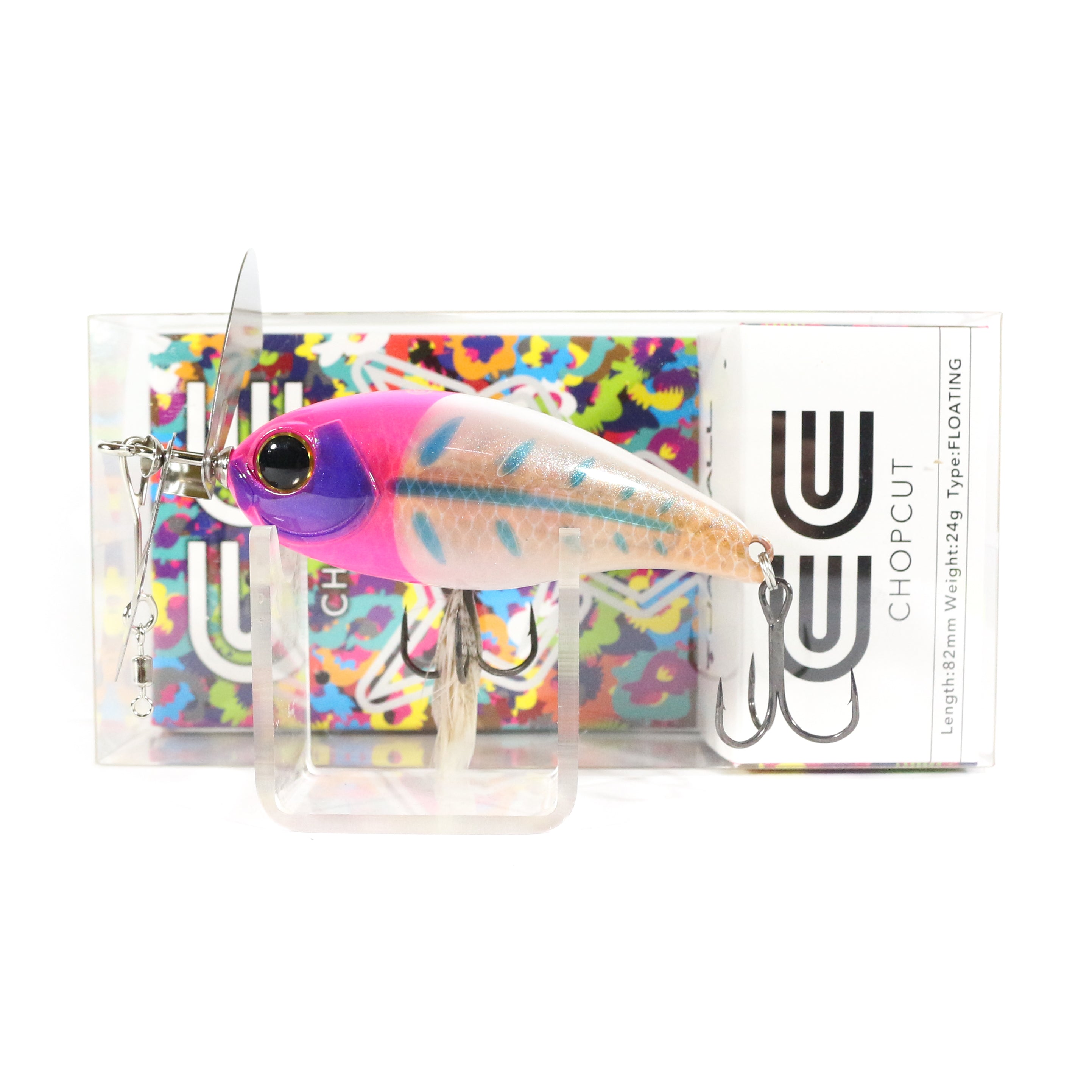Jackall Chopcut Propeller 82 mm 24 grams Floating Lure Pink Bone (5203)