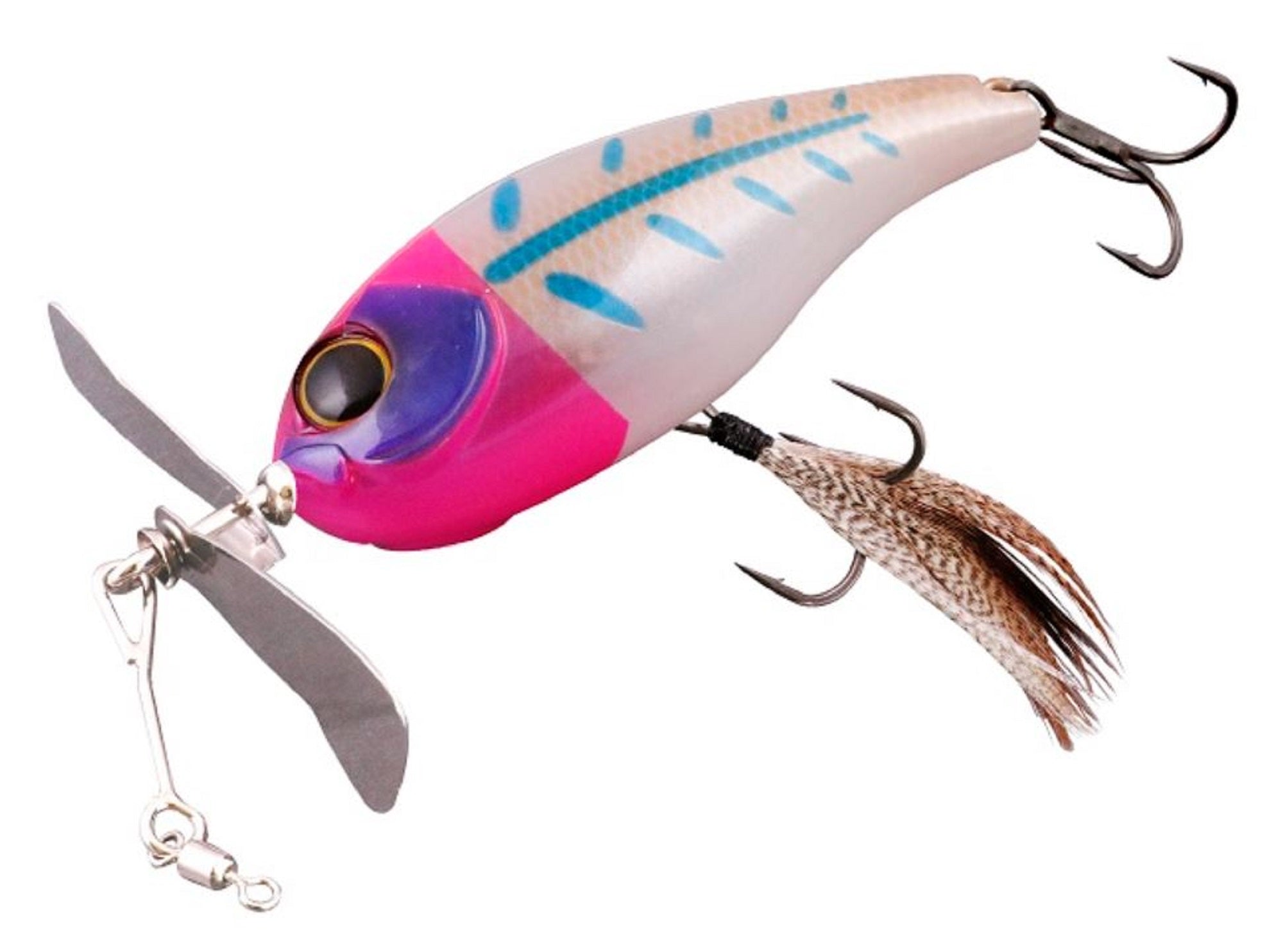 Jackall Chopcut Propeller 82 mm 24 grams Floating Lure Pink Bone (5203)