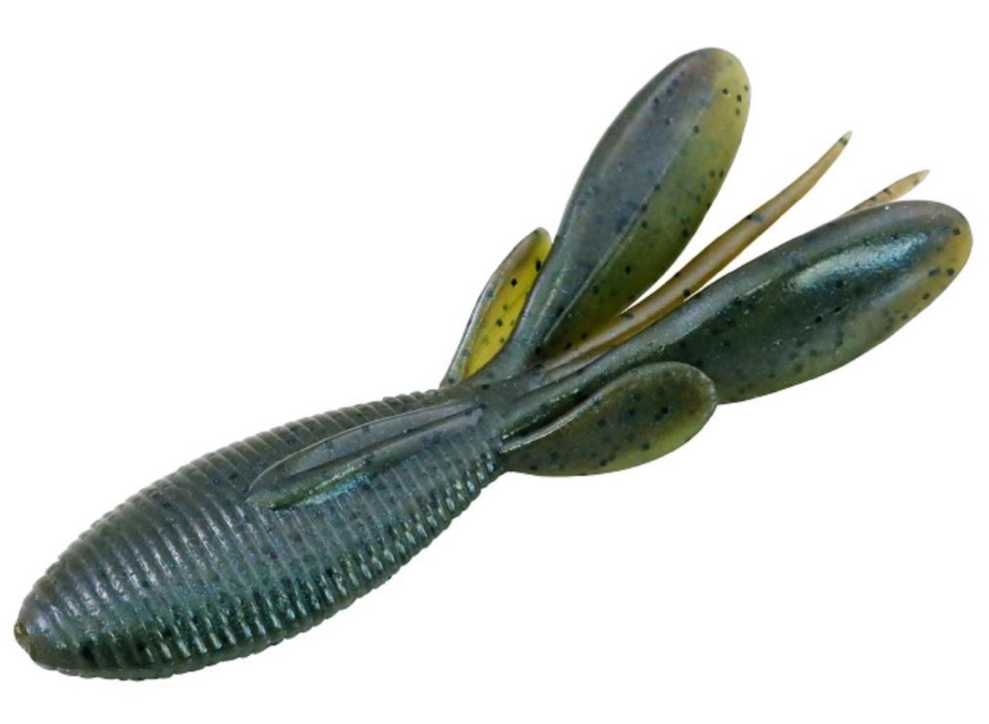 Jackall Soft Lure Fivoss 3.8 Inch 5 pcs Green Pumpkin Blue Magic (7917)