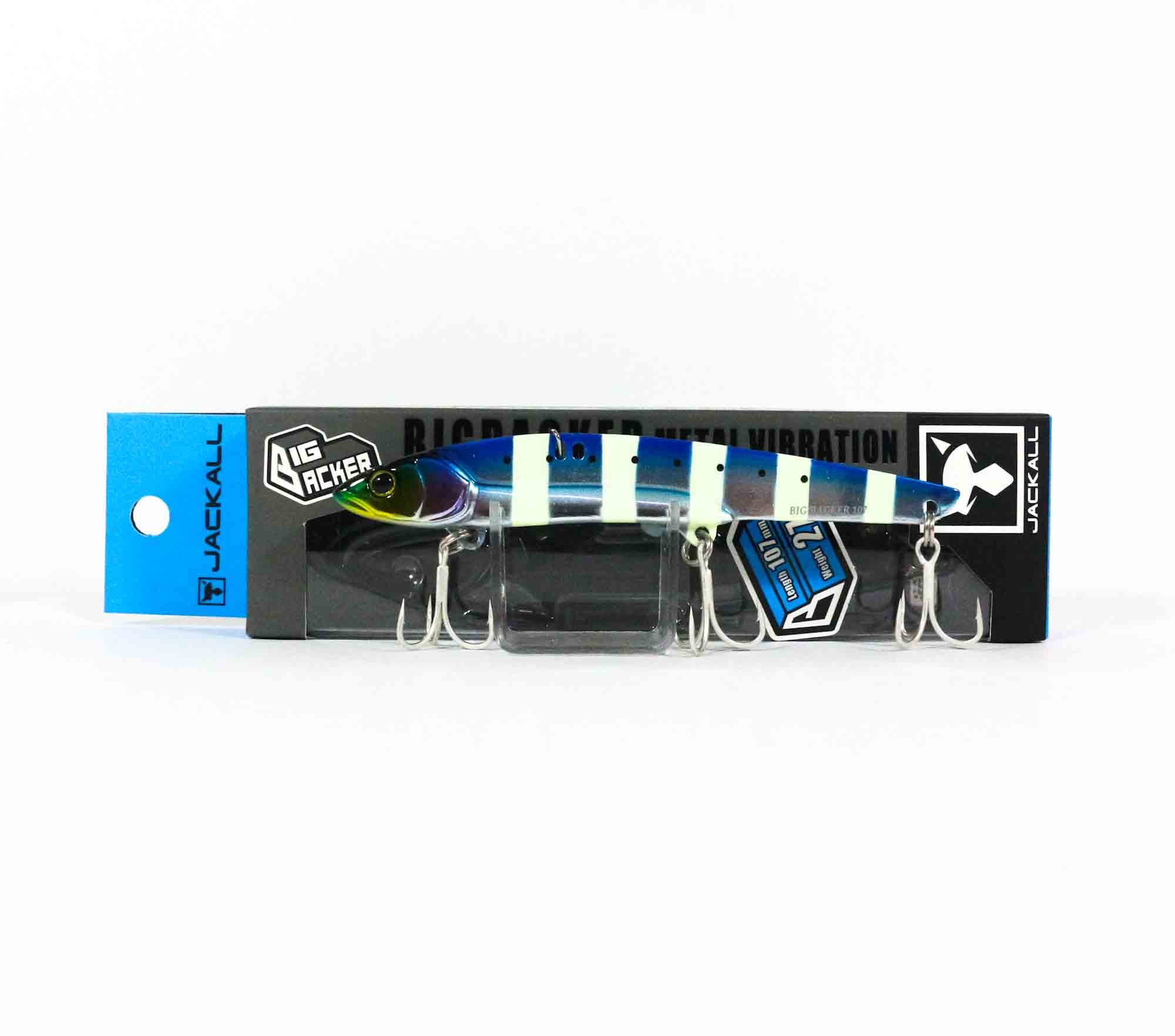 Jackall Big Backer 107 Metal Vibe 27 grams Sinking Lure Glow Stripe (8082)
