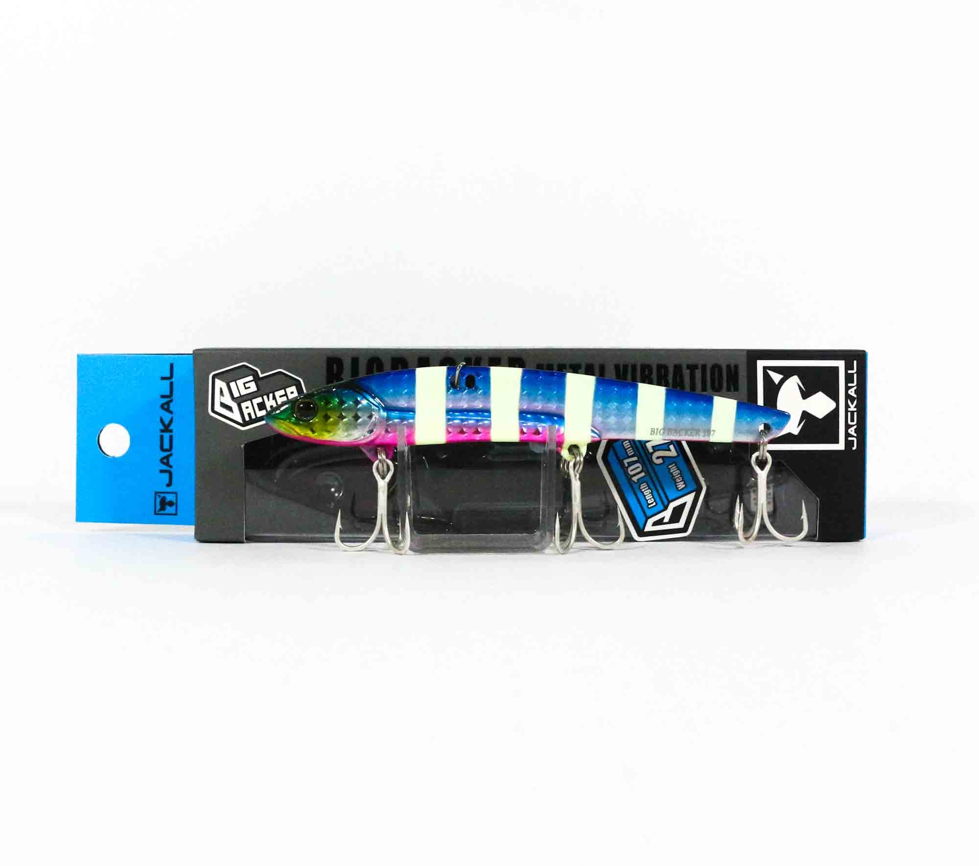 Jackall Big Backer 107 Metal Vibe 27 grams Sinking Lure BP Glow (8105)
