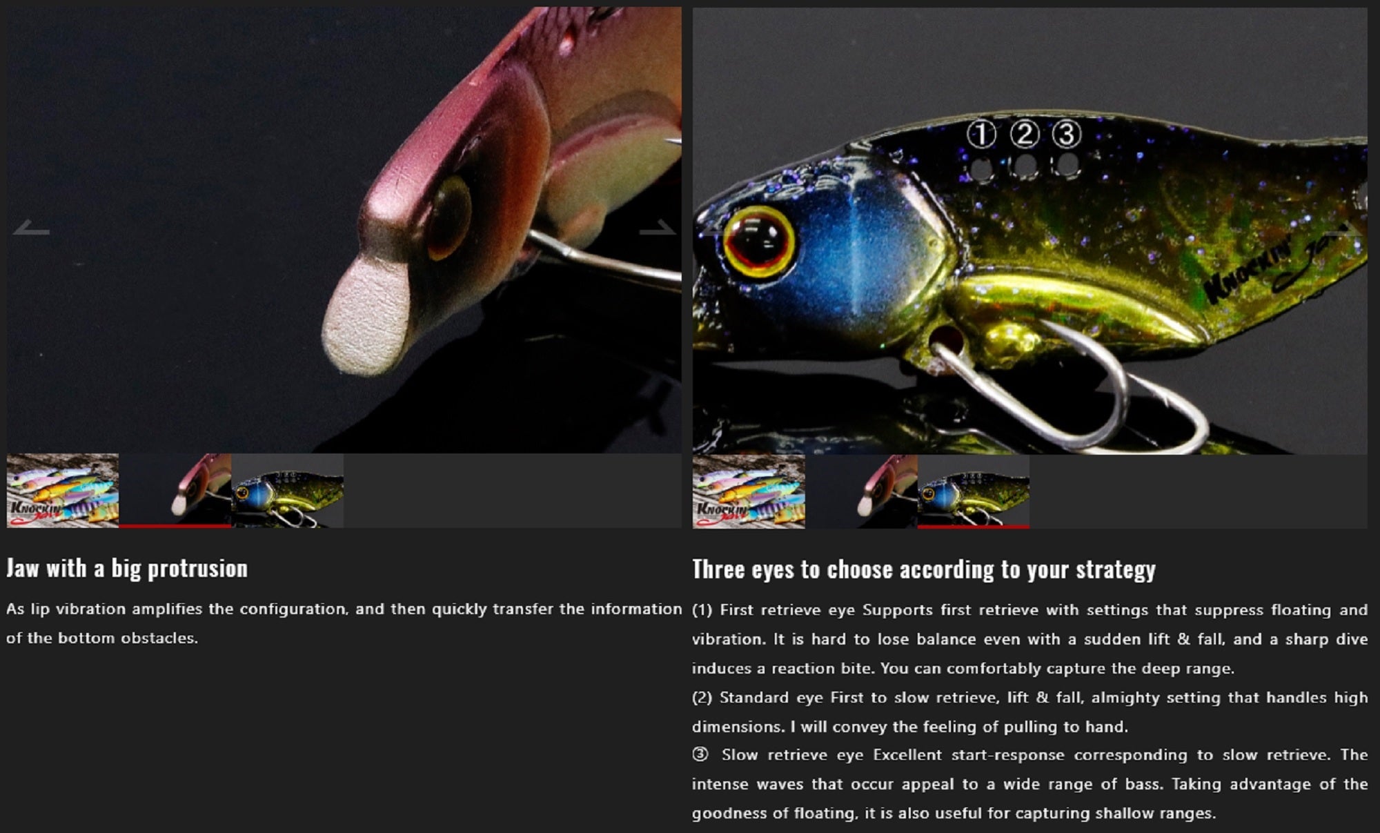Jackall Knocking Jaw Metal Vibration 1/4 oz 46mm Sinking Lure Gitai (8853)