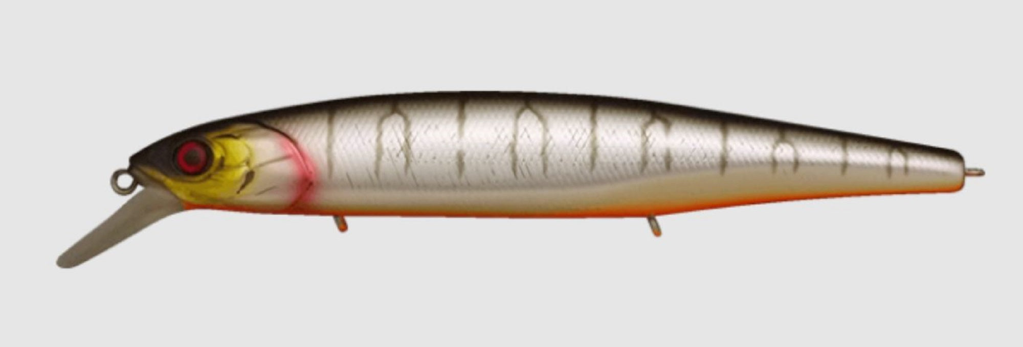 Jackall Magsquad 115SP Jerkbait Suspend Lure UV Mat Silver Tiger (0351)