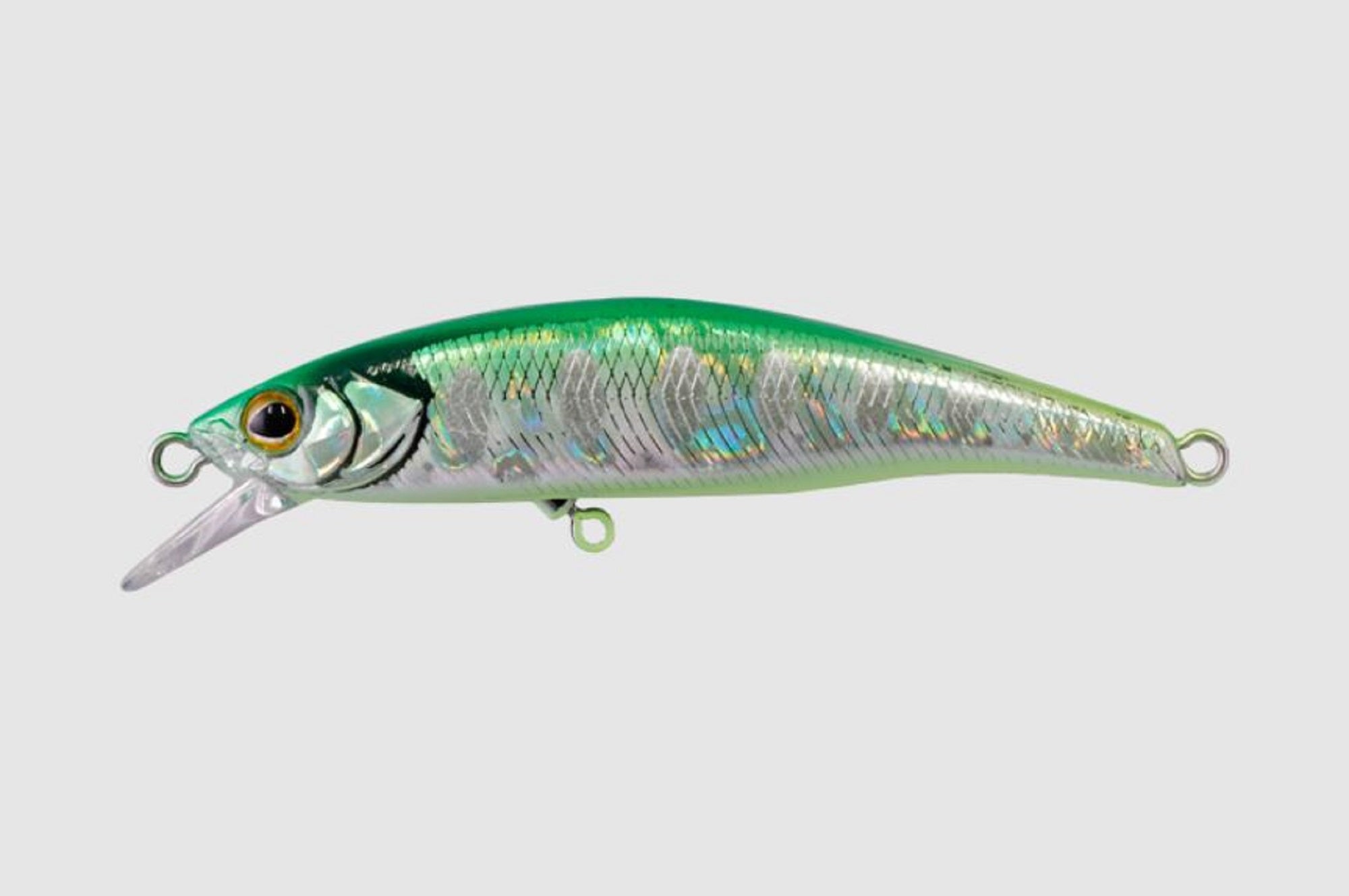 Jackall RGM Tricoroll Ryushin 53 HW Sinking Lure Flash Green Back (1235)