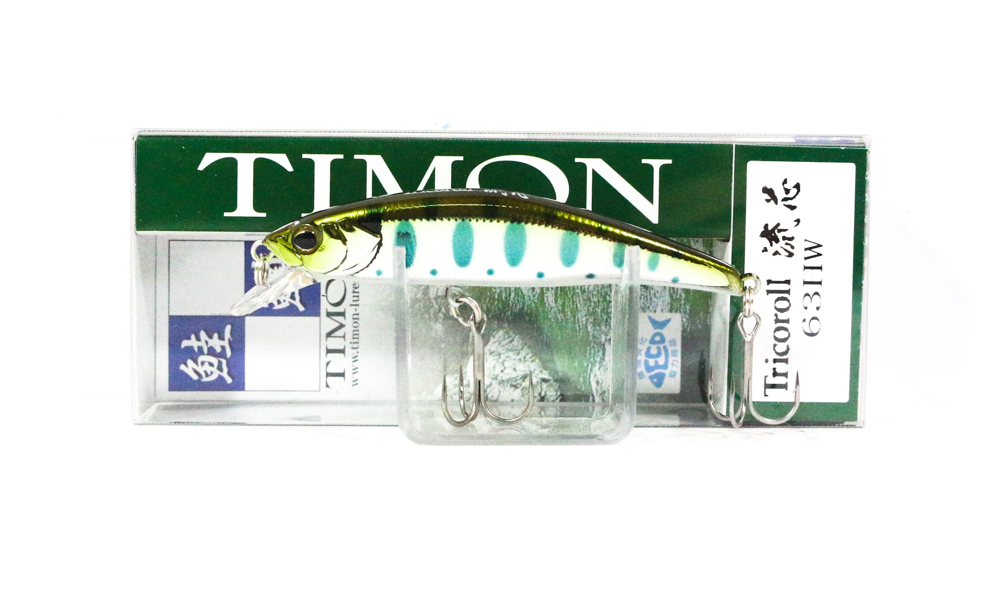 Jackall Timon Tricoroll Ryushin 63 HW Sinking Lure Silver Yamame (1266)