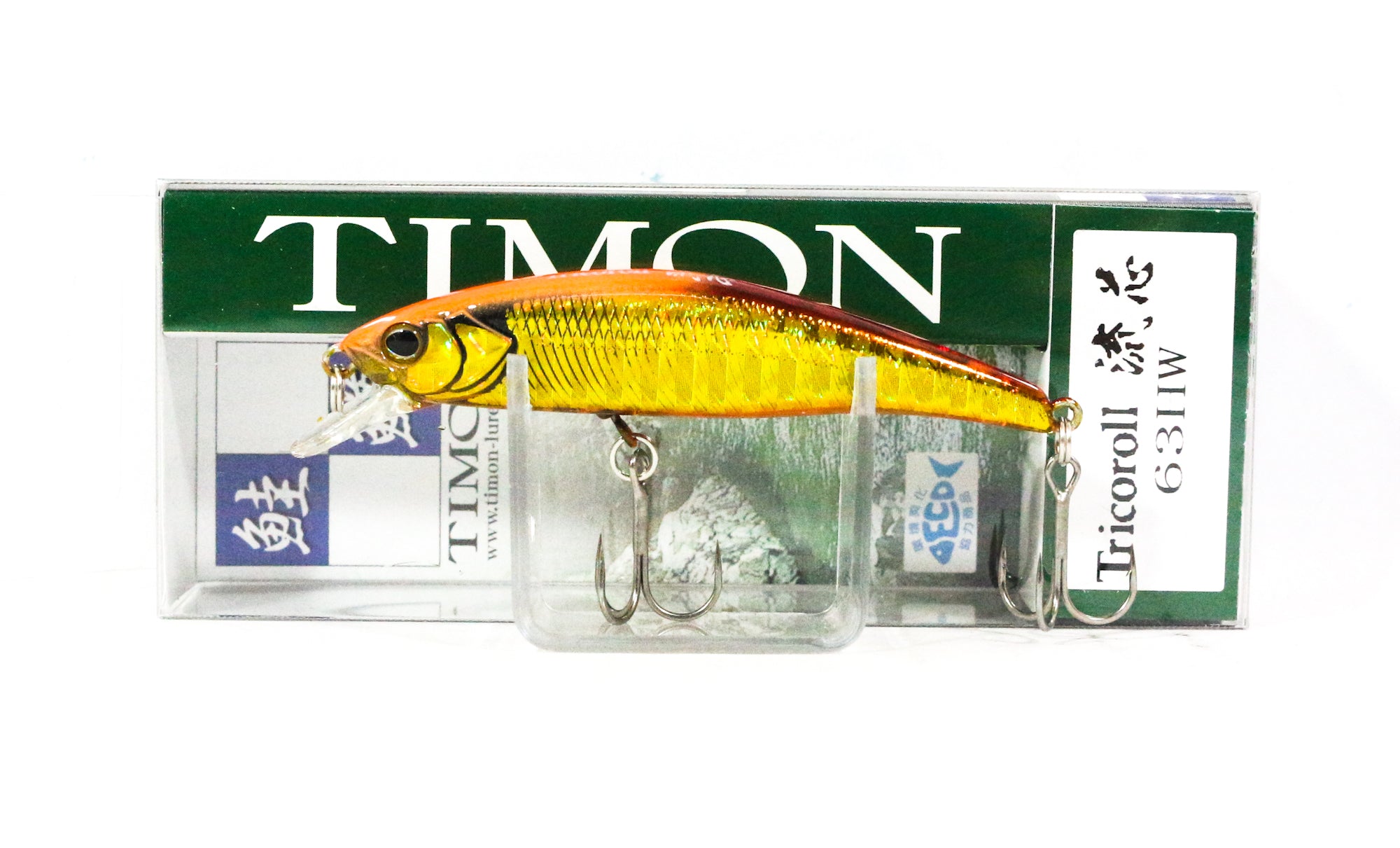 Jackall Timon Tricoroll Ryushin 63 HW Sinking Lure Sight Red & Gold (1327)