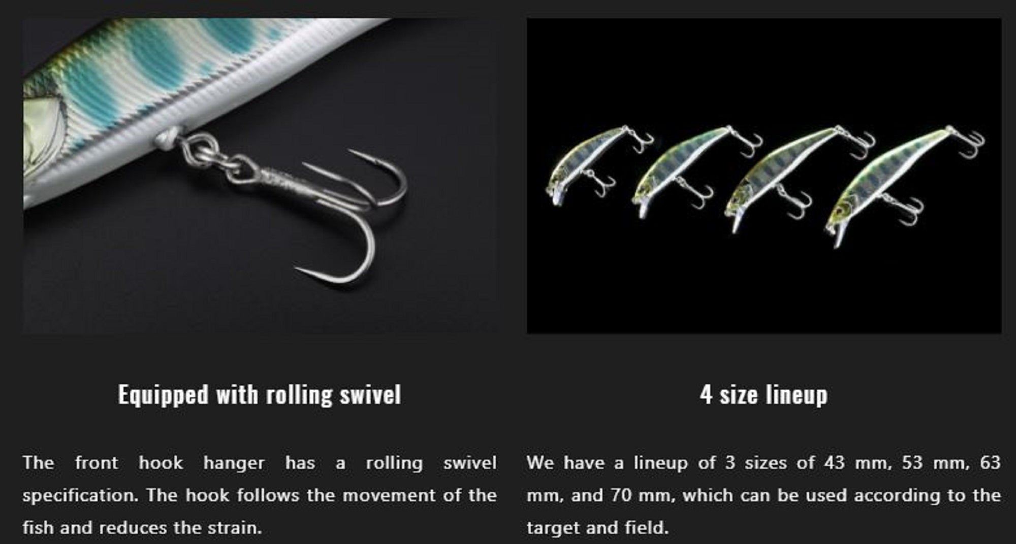Jackall Timon Tricoroll Ryushin 63 HW Sinking Lure HL Copper Yamame (1341)