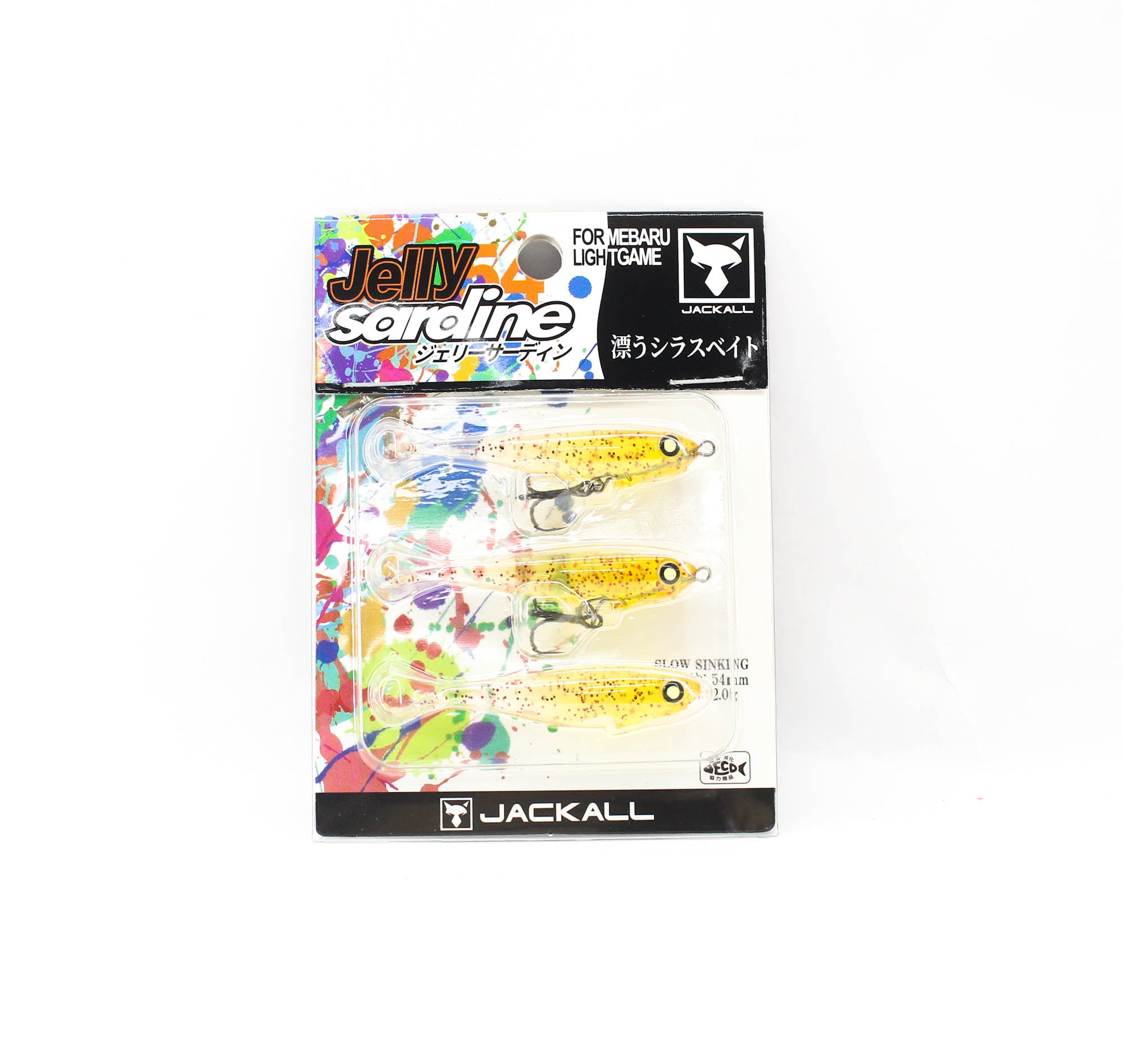 Jackall Jelly Sardine 54mm Sinking Lure Ami Red Flake (1426)