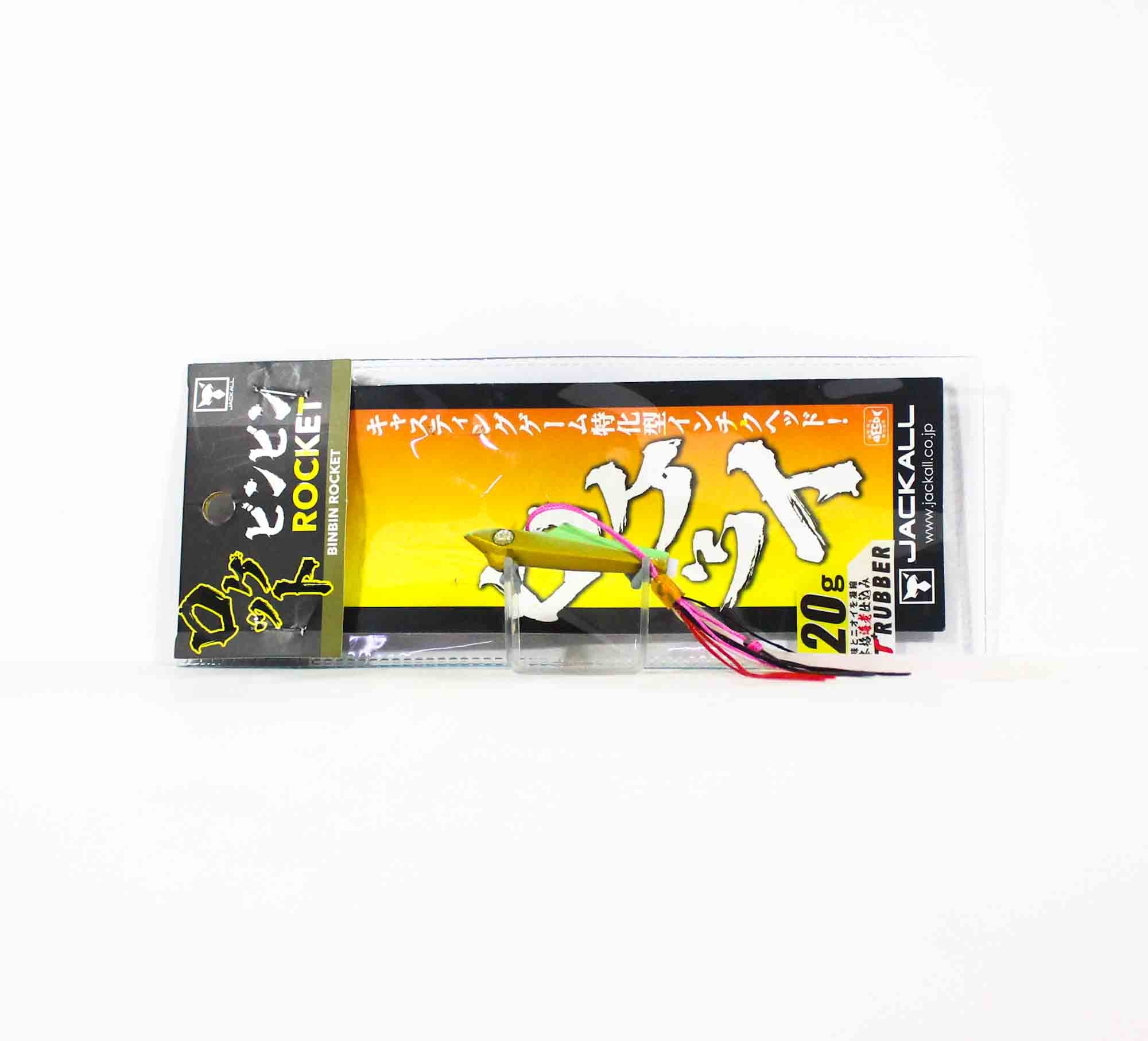 Jackall Bin Bin Rocket 20 grams Inchiku Chart Glow Gold (3710)