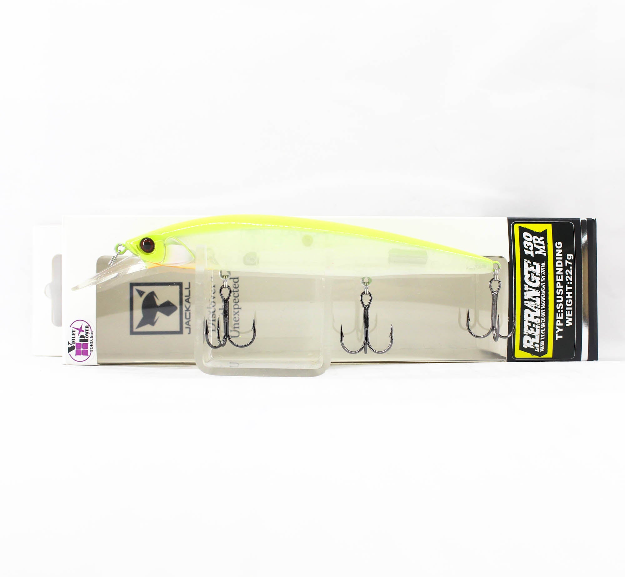 Jackall Rerange 130SP MR Suspend Lure UV Secret Chart Clear Tiger (7572)