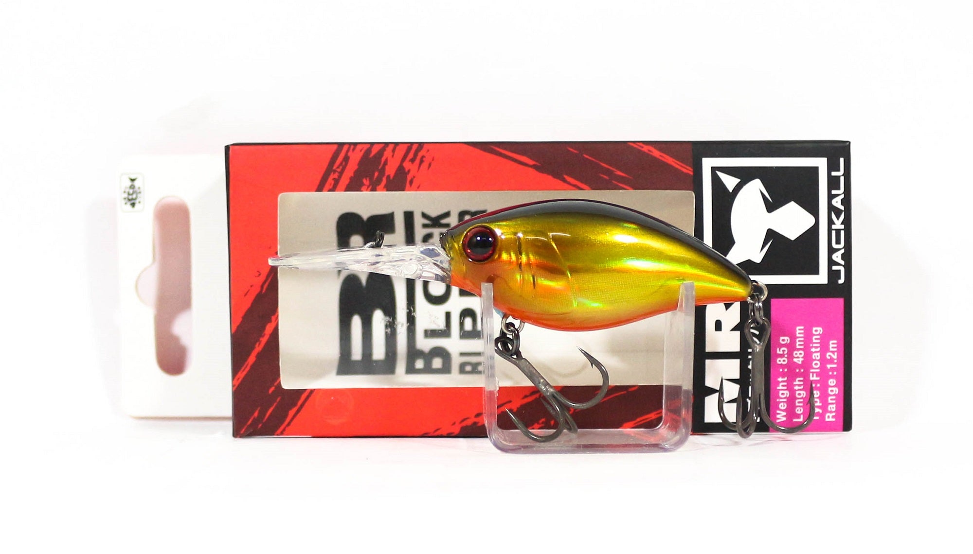 Jackall Block Ripper 48 Mr Floating Lure Double Clutch Gold Black (9316)