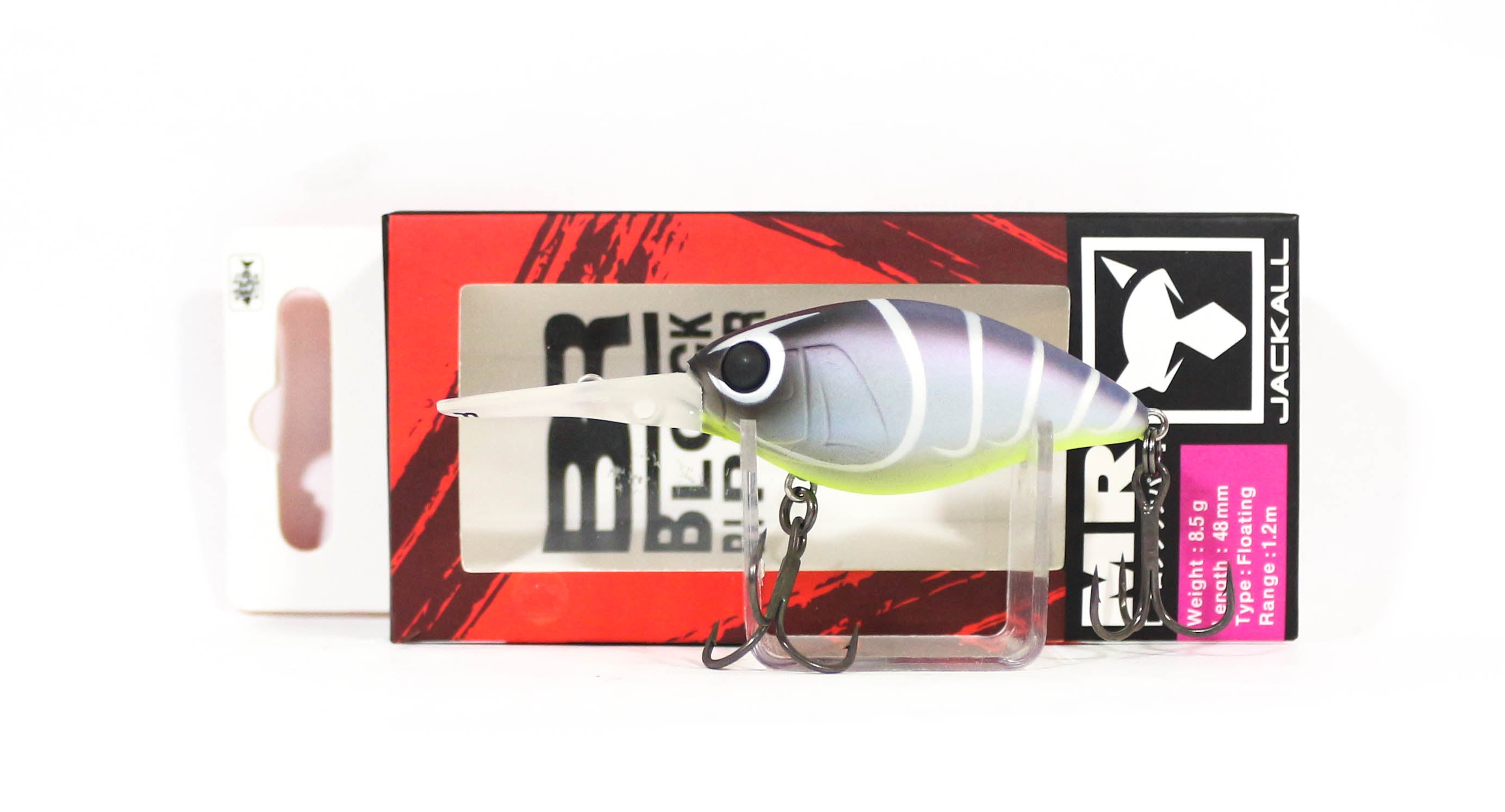 Jackall Block Ripper 48 Mr Floating Lure Babataku White Craw (9354)