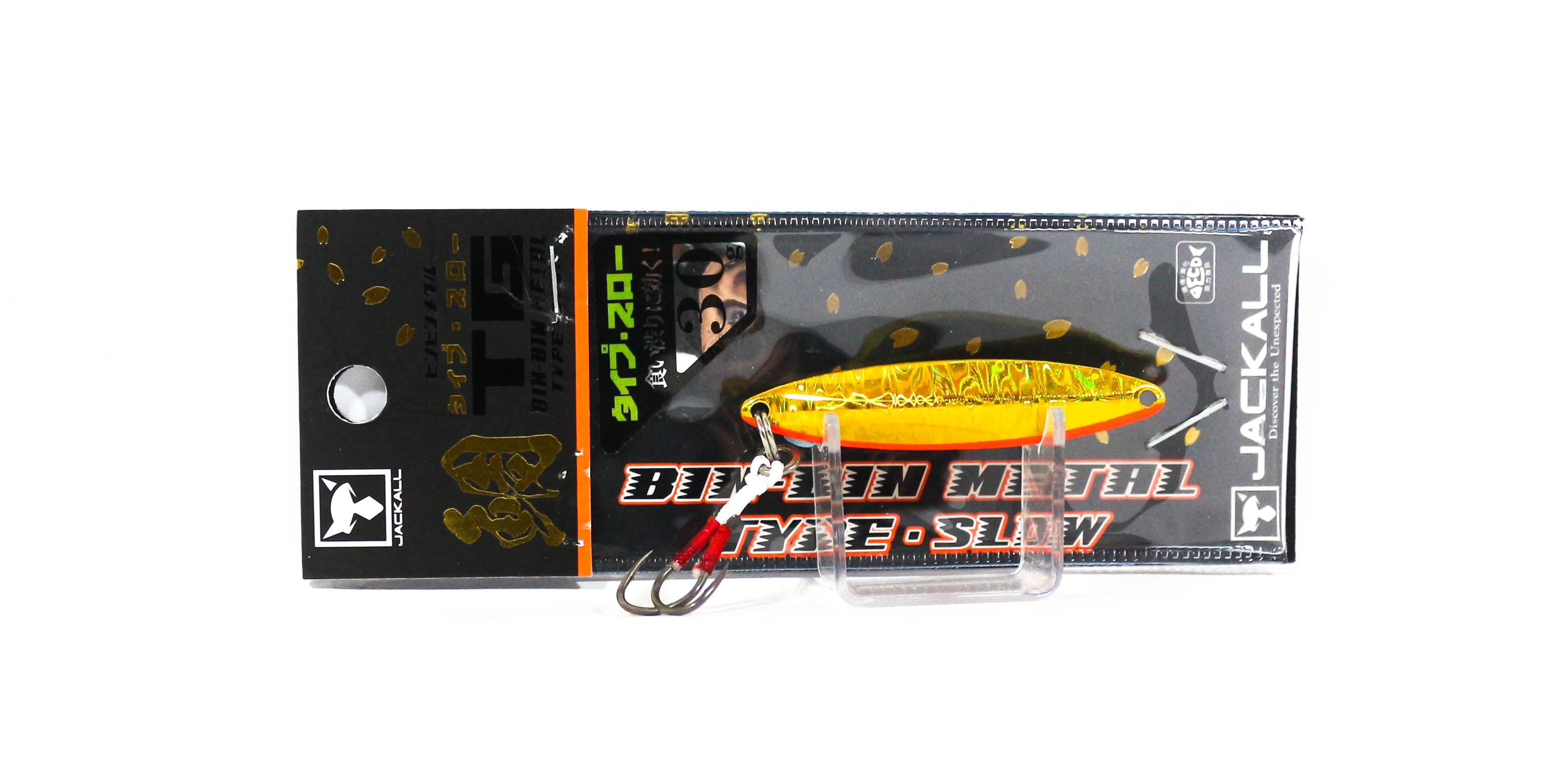 Jackall Metal Jig Bin Bin TG Type Slow Tungsten 30 grams Orange Gold (9651)