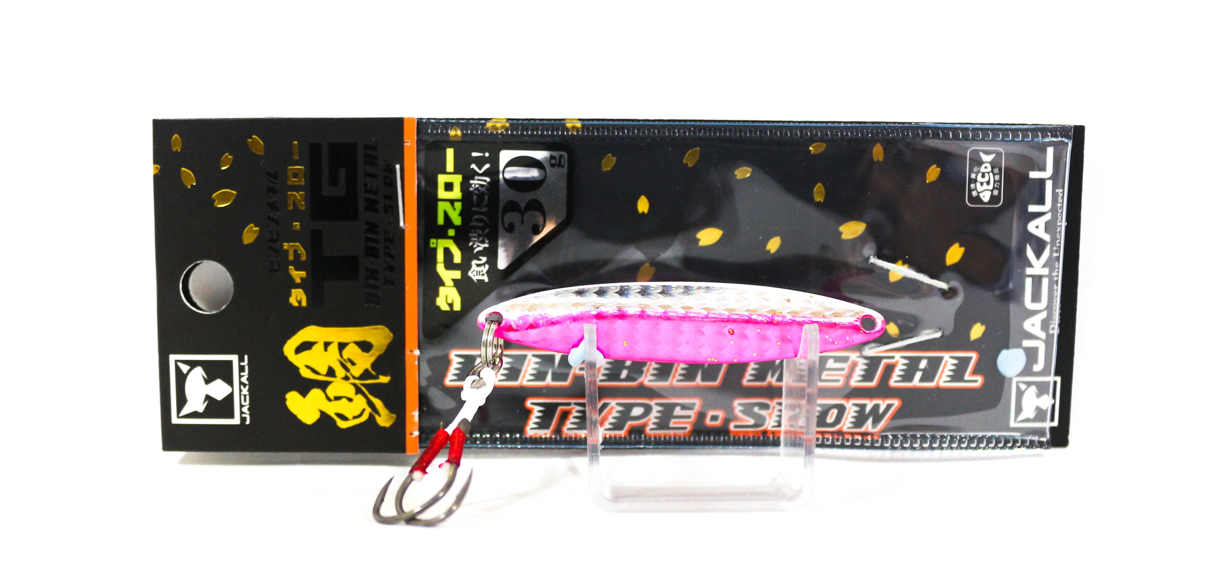 Jackall Metal Jig Bin Bin TG Type Slow Tungsten 30 grams Micro Pink (9682)