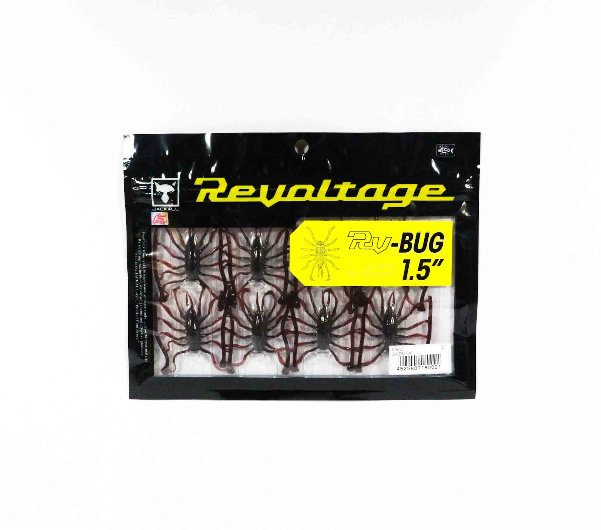 Jackall Soft Lure RV Bug 1.5 Inches Cola Citrus Flake (0091)