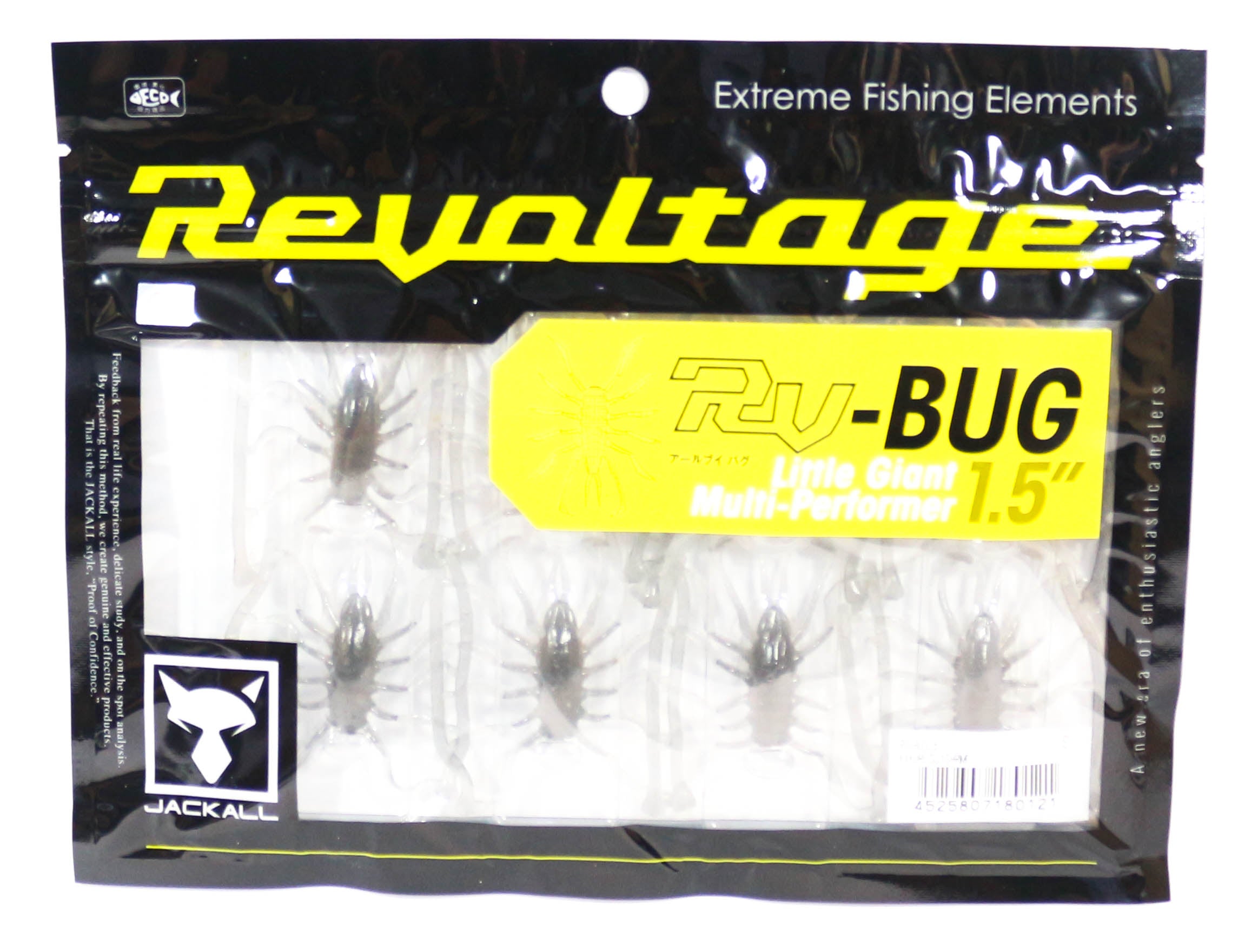 Jackall Soft Lure RV Bug 1.5 Inches Kakure Suji Shrimp (0121)