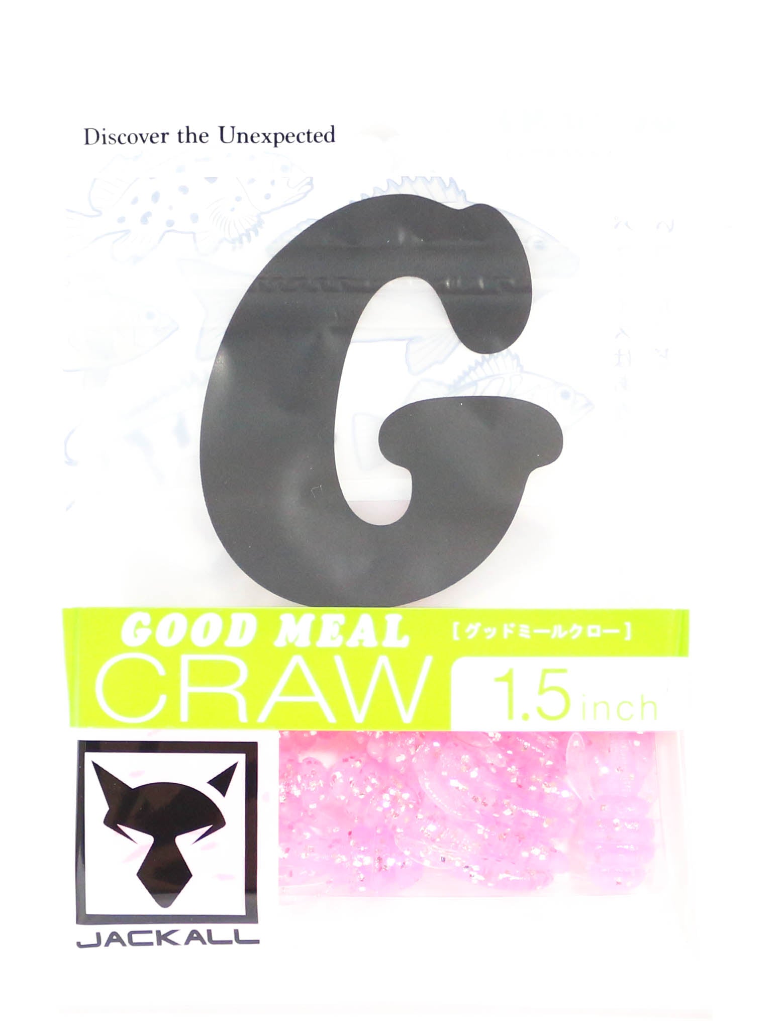 Jackall Soft Lure Good Meal Craw 1.5 Inches Goodmeal Pink (0862)
