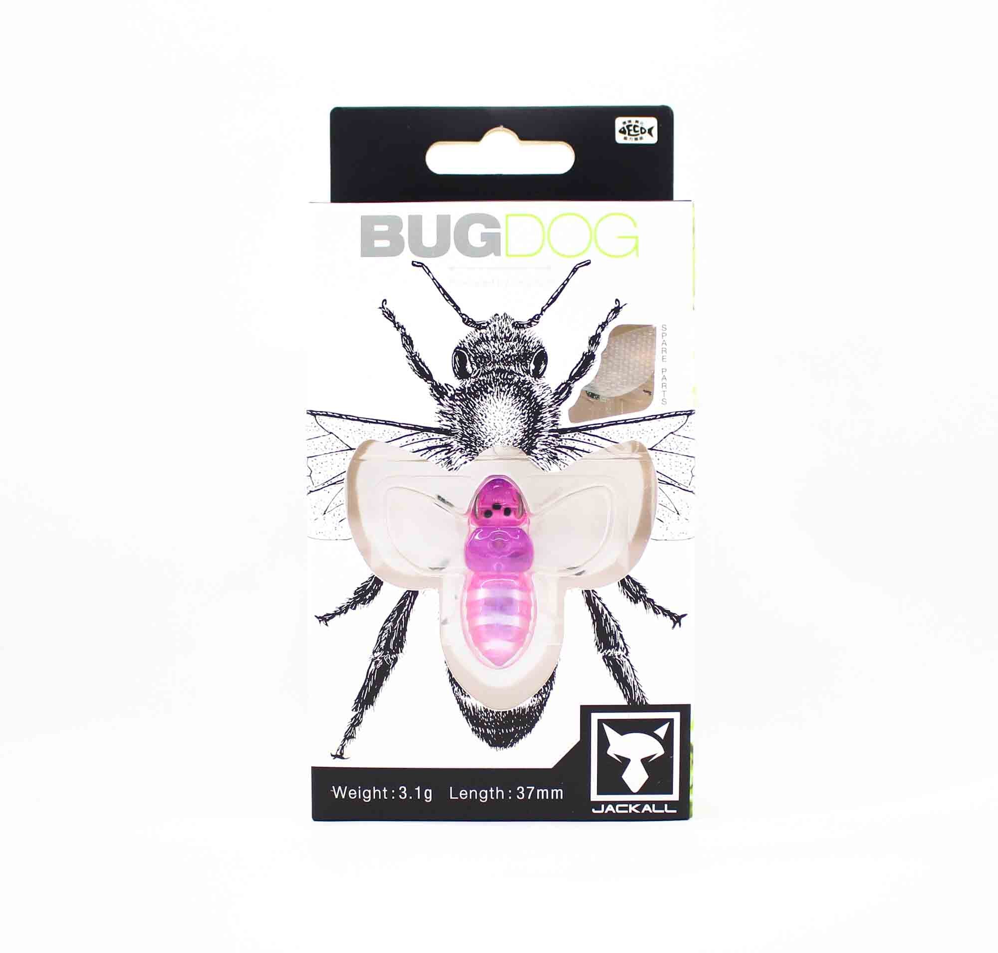 Jackall Bugdog 37mm Insect Floating Lure Bug Pink (0930)
