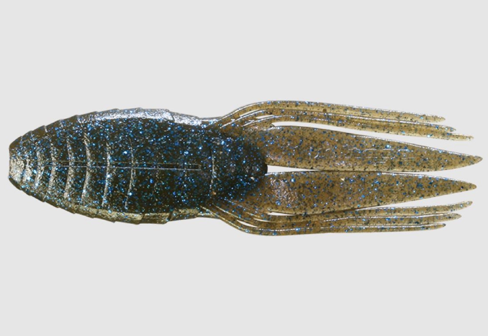 Jackall Soft Lure RV-Drift Craw 4 Inch Dark Green Pumpkin Blue (2507)