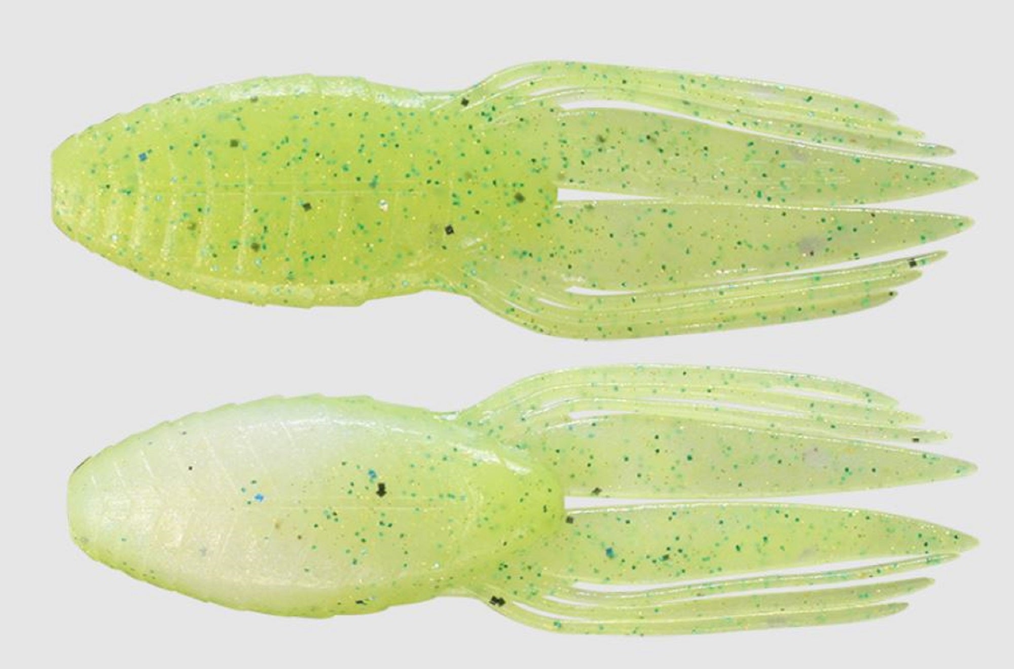 Jackall Soft Lure RV-Drift Craw 4 Inch Chartreuse Back Pearl Belly (2538)