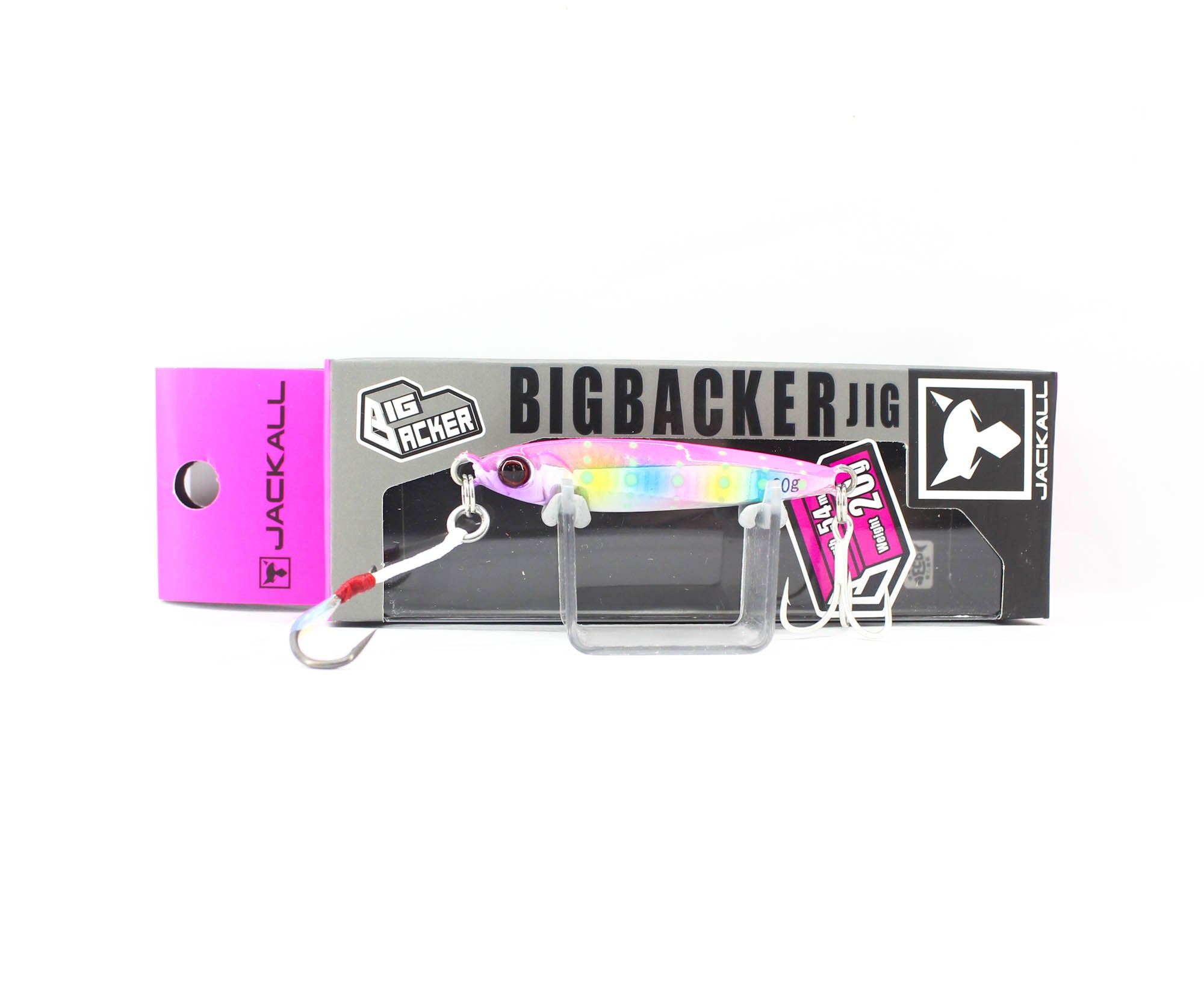 Jackall Metal Jig Big Backer 20 grams Pink Candy Glow Dot (2866)
