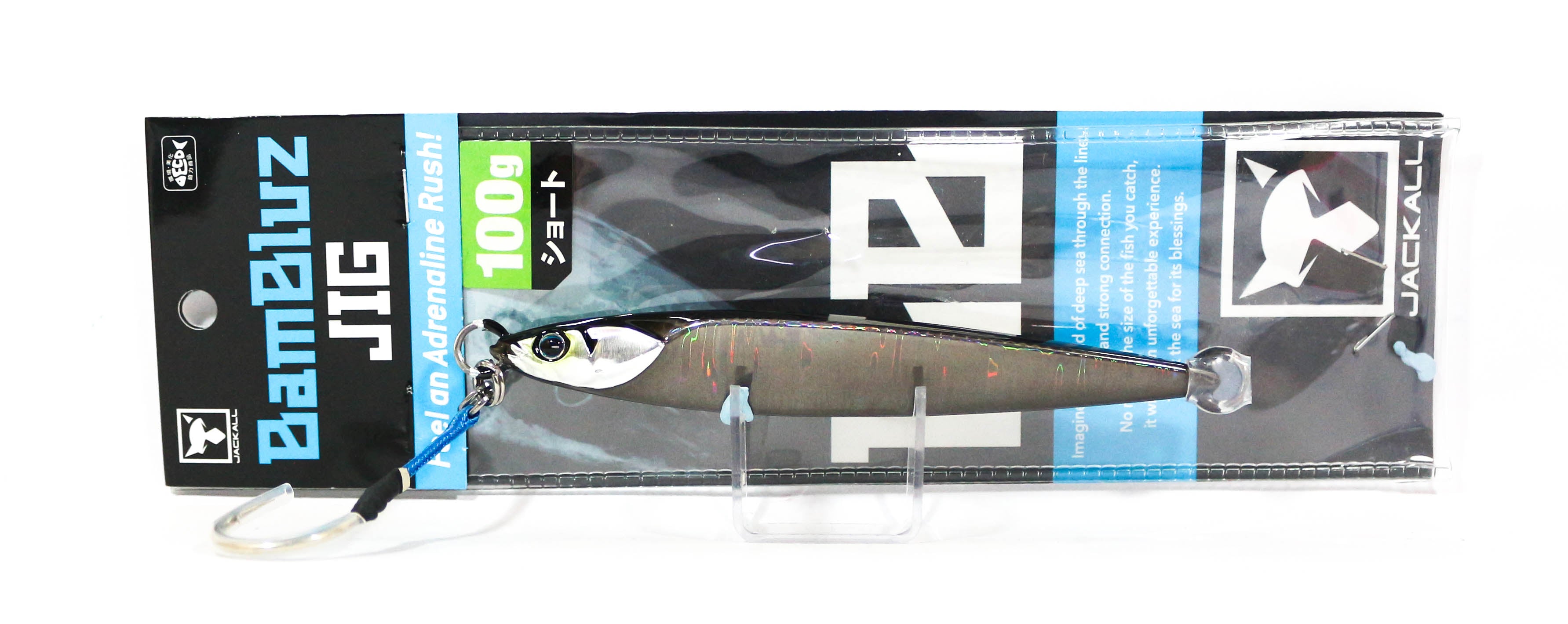 Jackall Metal Jig Bambluz Short 100 grams Gray Metallic Magma (2989)