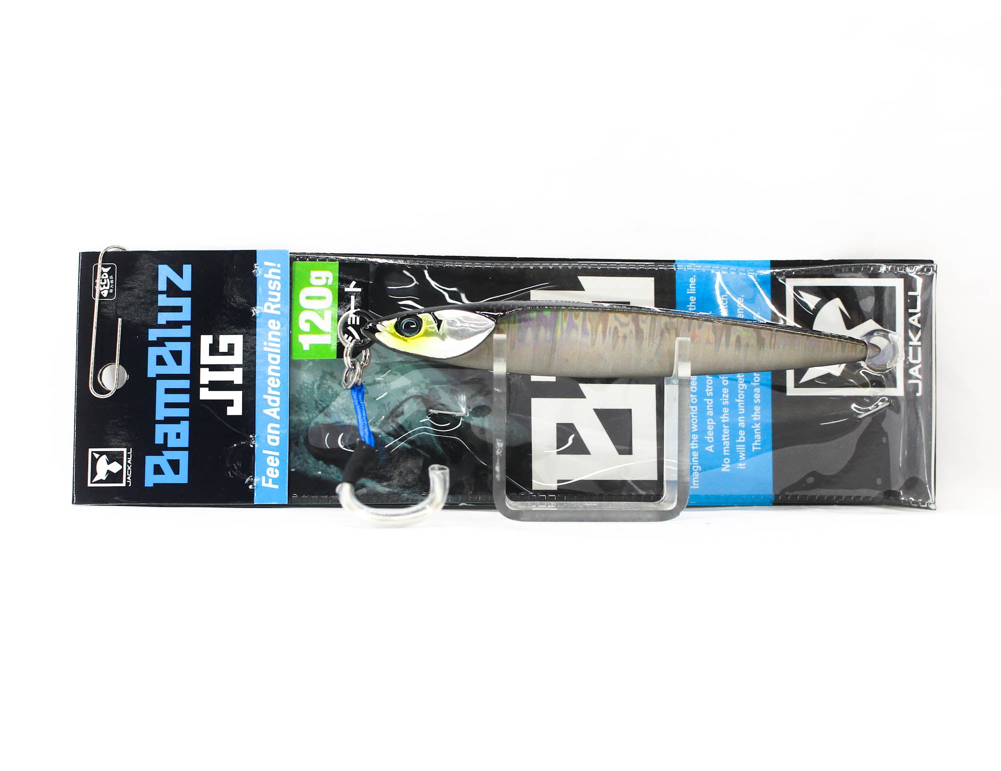 Jackall Metal Jig Bambluz Short 120 grams Gray Metallic Magma (3061)