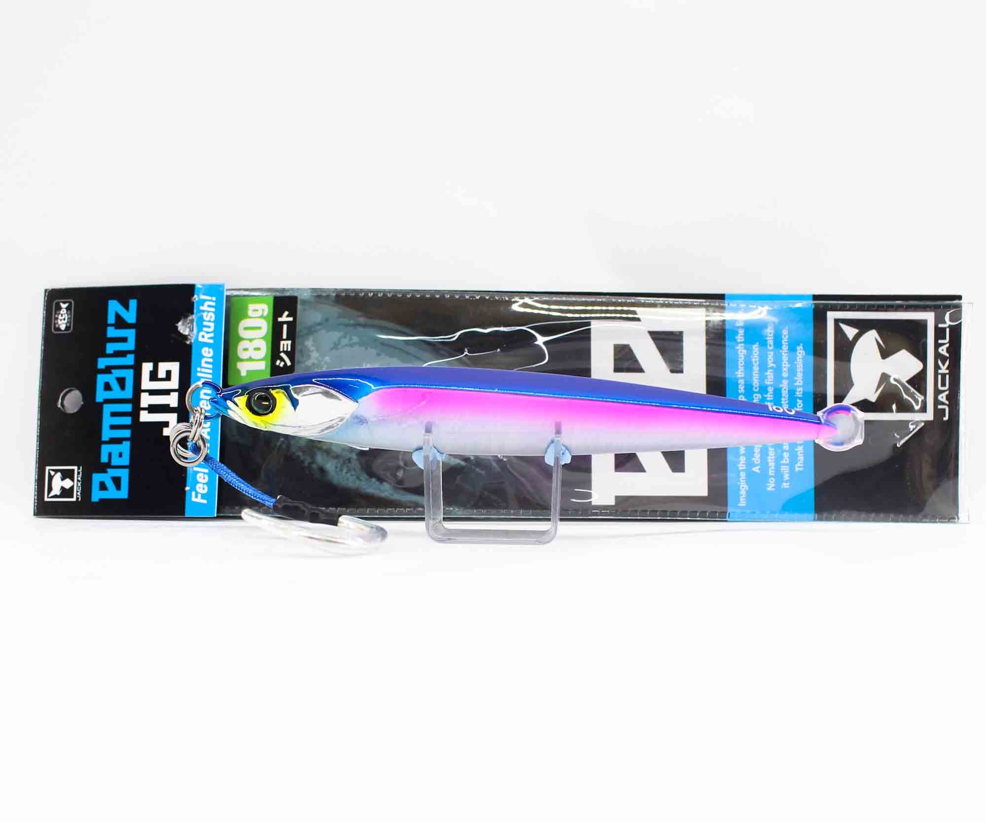 Jackall Metal Jig Bambluz Short 180 grams Sexy Blue Pink (3245)