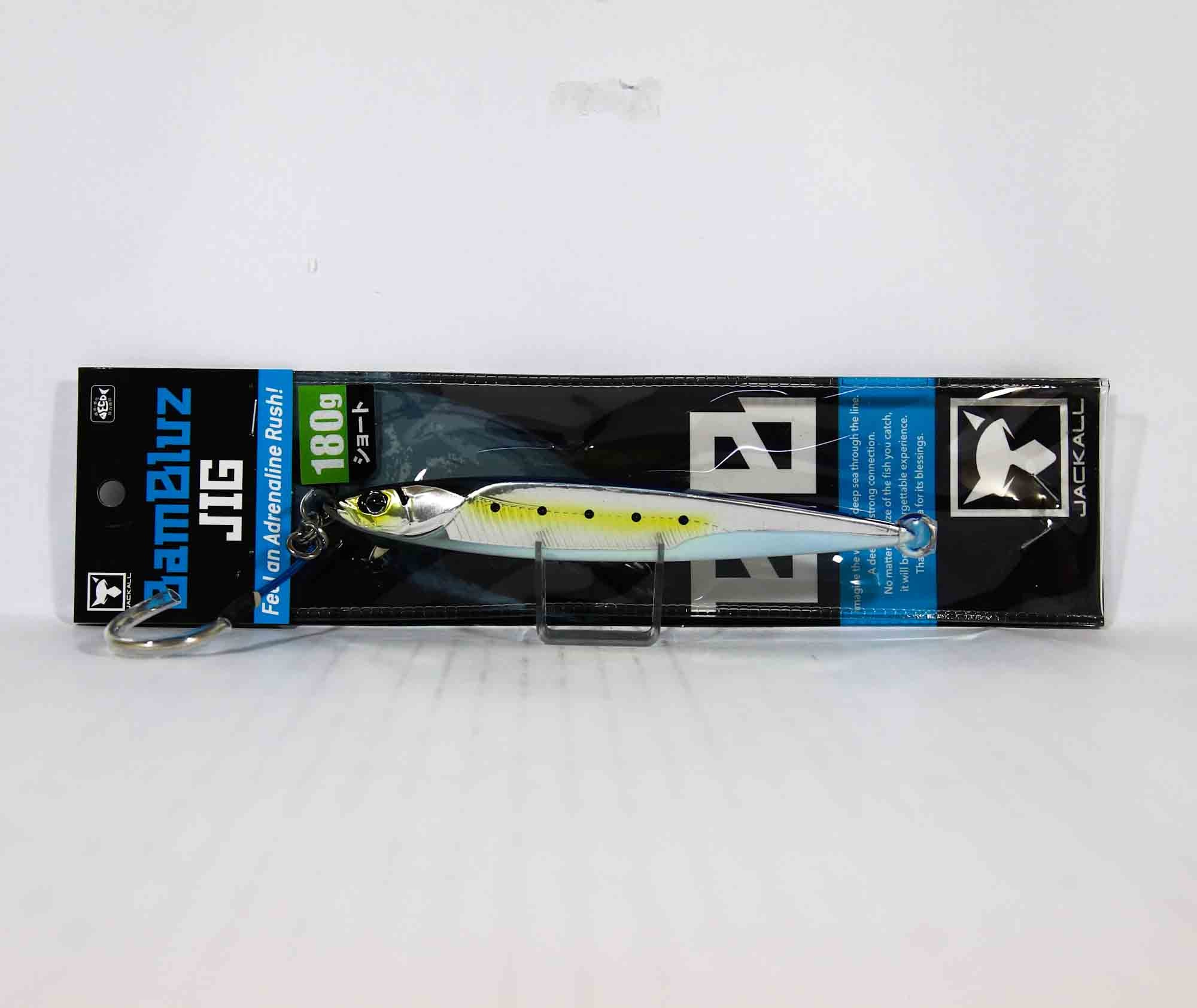Jackall Metal Jig Bambluz Short 180 grams Aluminum Iwashi (3252)