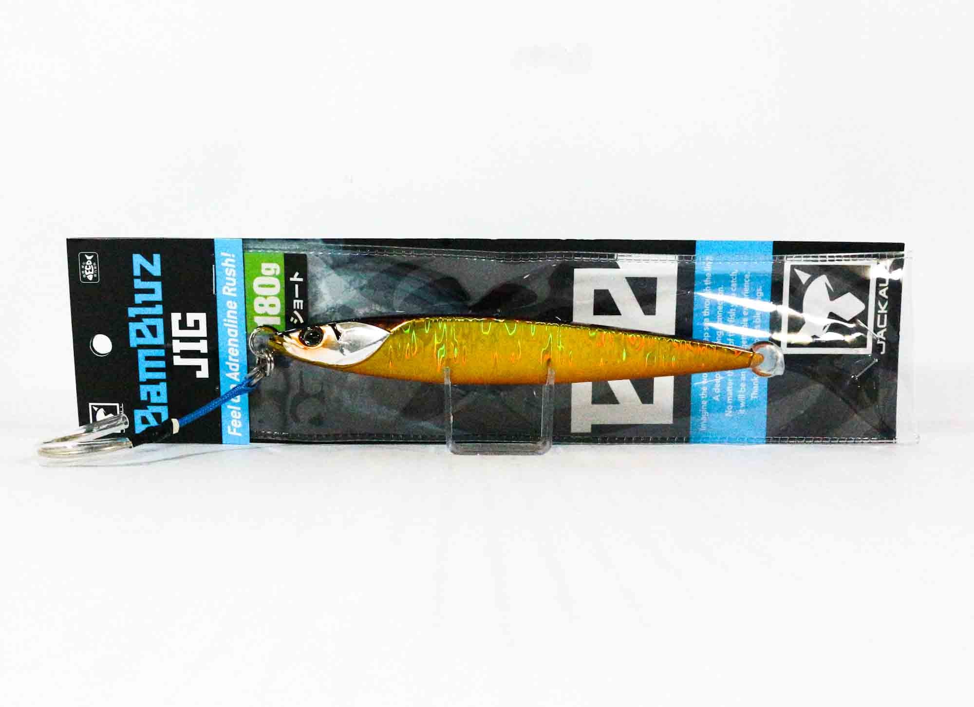 Jackall Metal Jig Bambluz Short 180 grams Red Gold Magma Wave HL (3276)