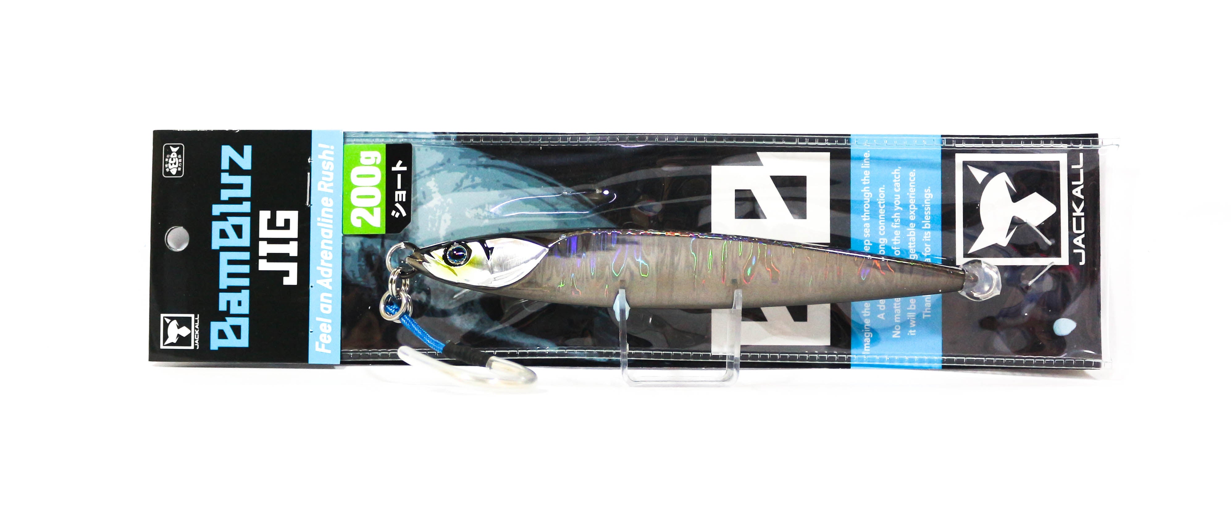 Jackall Metal Jig Bambluz Short 200 grams Gray Metallic Magma (3306)