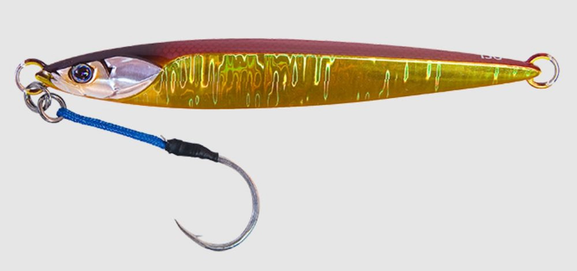 Jackall Metal Jig Bambluz Short 200 grams Red Gold Magma Wave HL (3351)