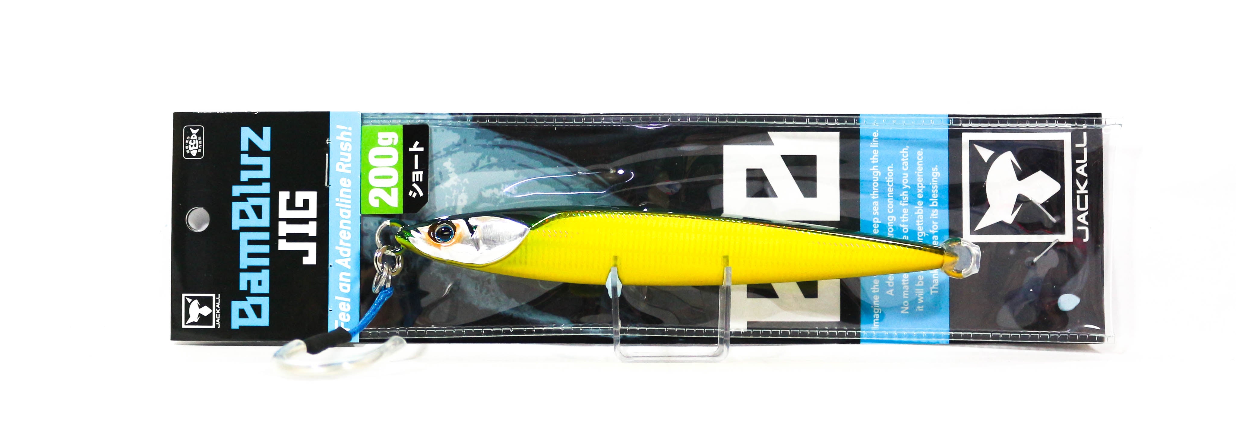 Jackall Metal Jig Bambluz Short 200 grams Grikin Slim Border HL (3368)