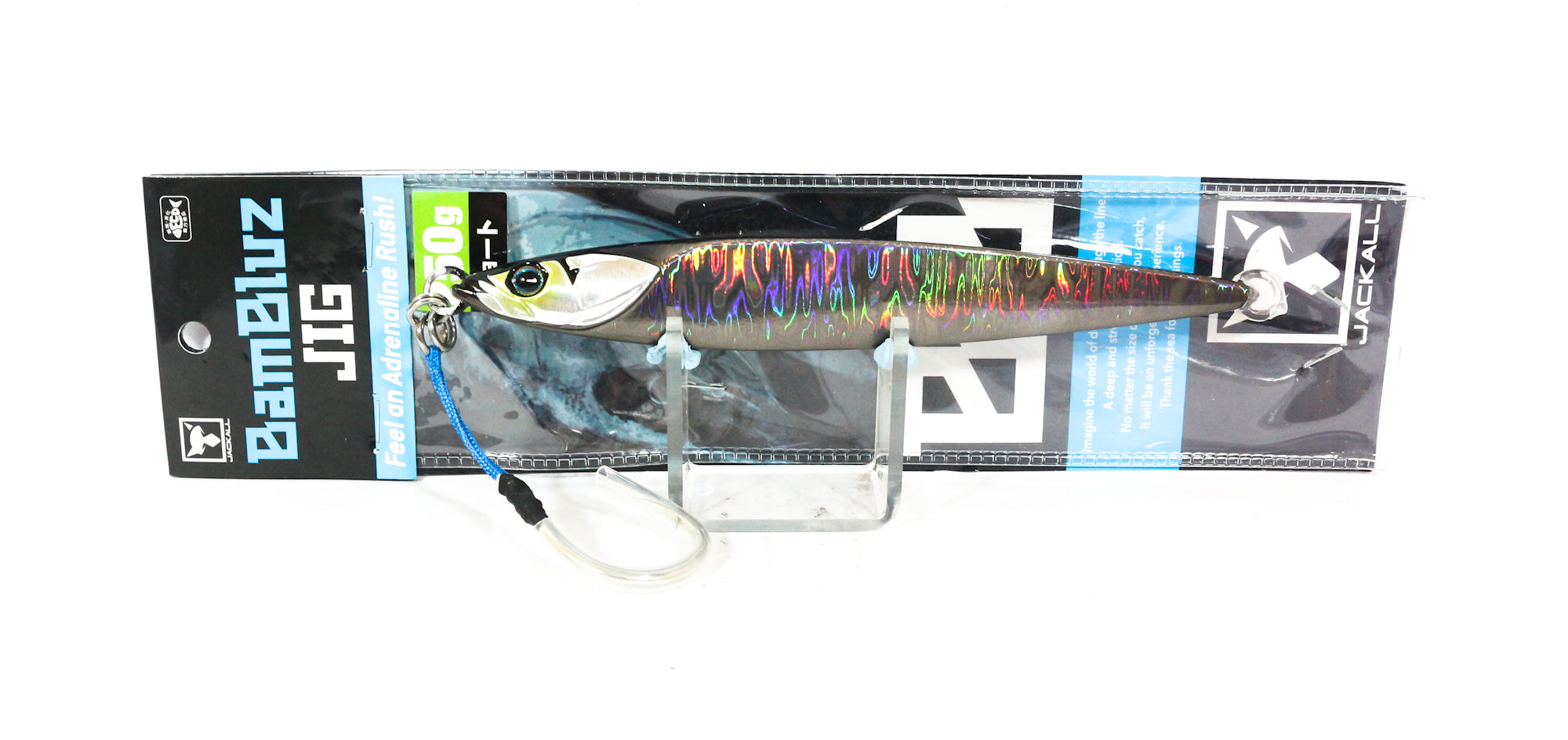 Jackall Metal Jig Bambluz Short 250 grams Gray Metallic Magma (3382)