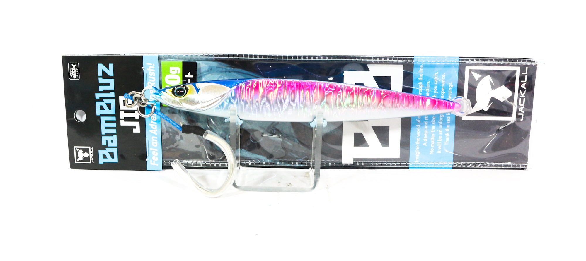 Jackall Metal Jig Bambluz Short 250 grams Sexy Blue Pink (3405)