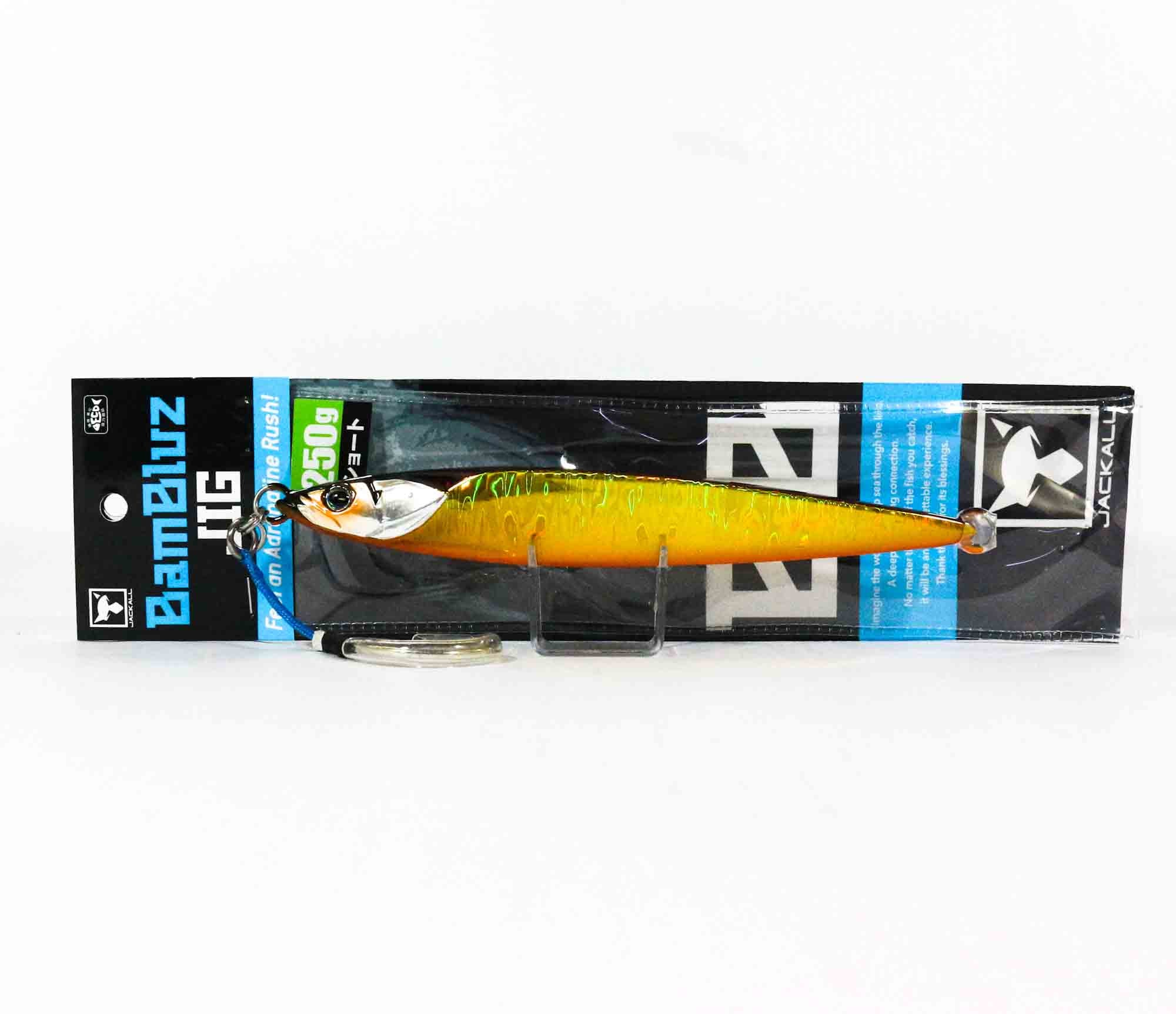 Jackall Metal Jig Bambluz Short 250 grams Red Gold (3436)
