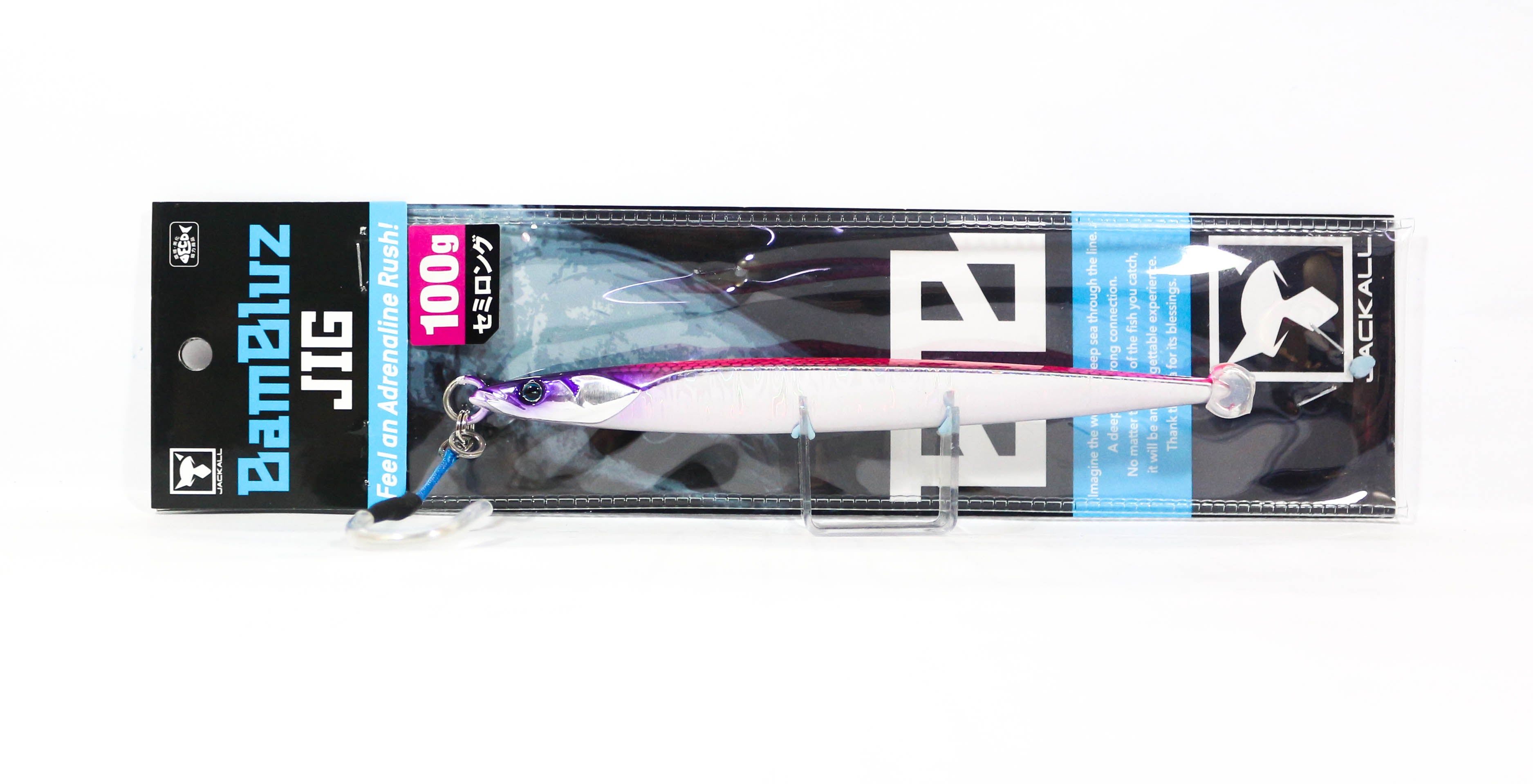 Jackall Metal Jig Bambluz Semi Long 100 grams Pink Back Magma (3504)