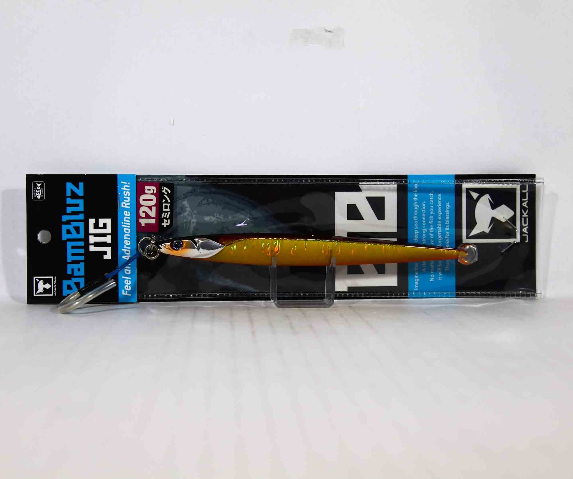 Jackall Metal Jig Bambluz Semi Long 120 grams Red Gold (3535)