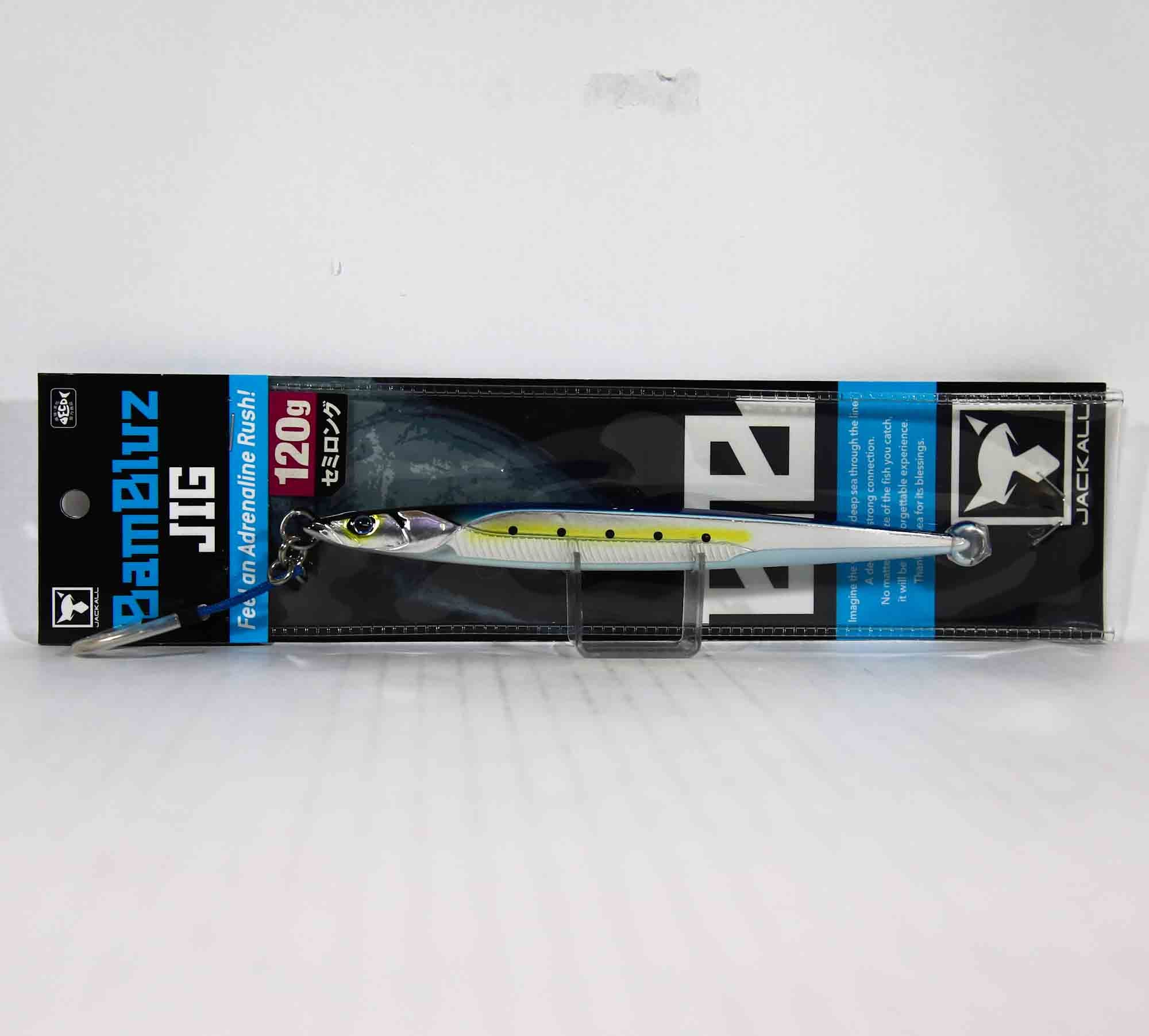 Jackall Metal Jig Bambluz Semi Long 120 grams Aluminum Iwashi (3573)
