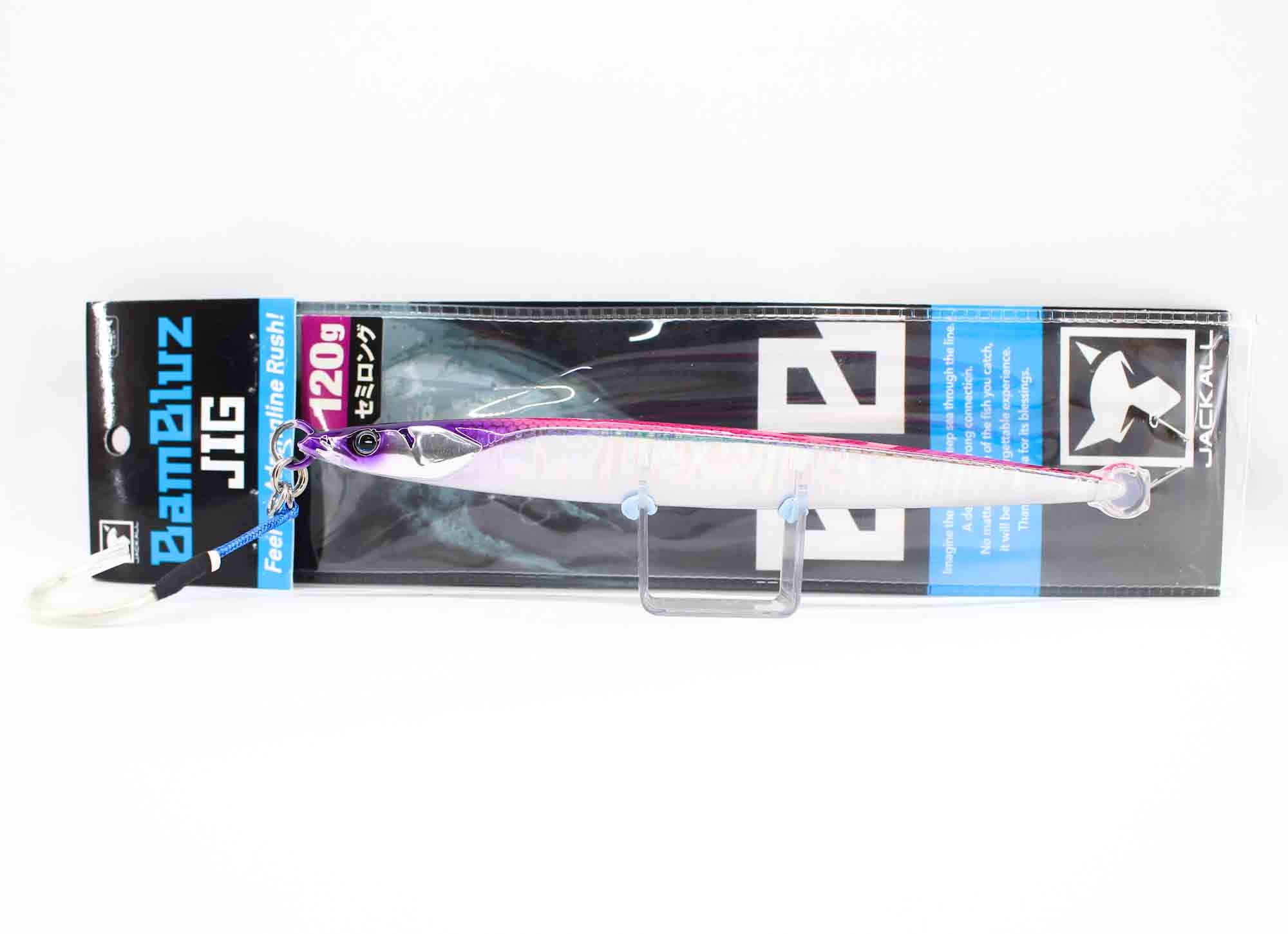 Jackall Metal Jig Bambluz Semi Long 120 grams Pink Back Magma (3580)