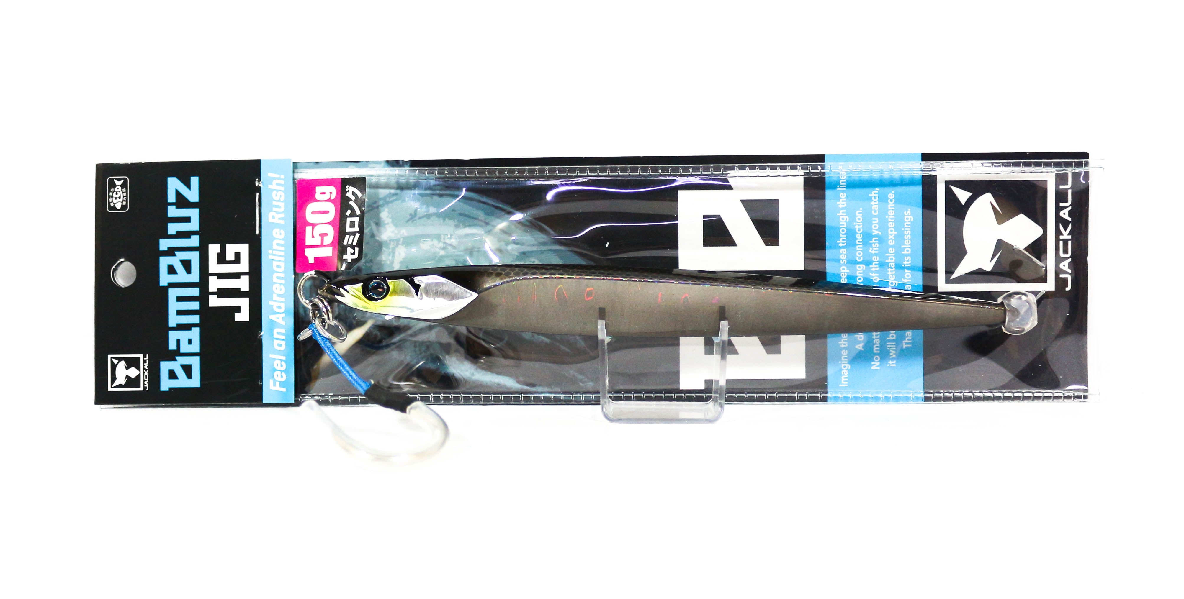 Jackall Metal Jig Bambluz Semi Long 150 grams Gray Metallic Magma (3634)