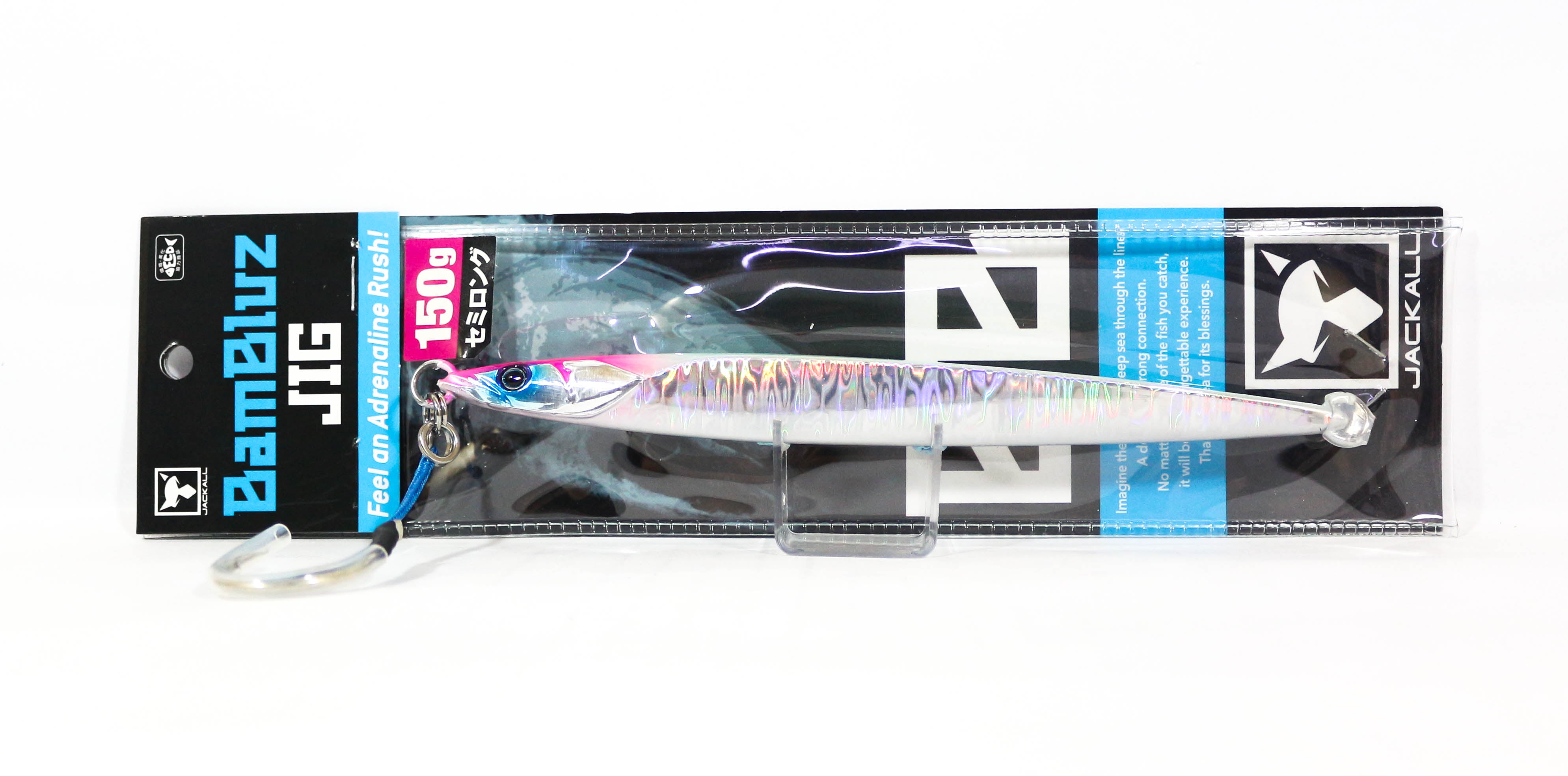 Jackall Metal Jig Bambluz Semi Long 150 grams Glow Edge (3641)