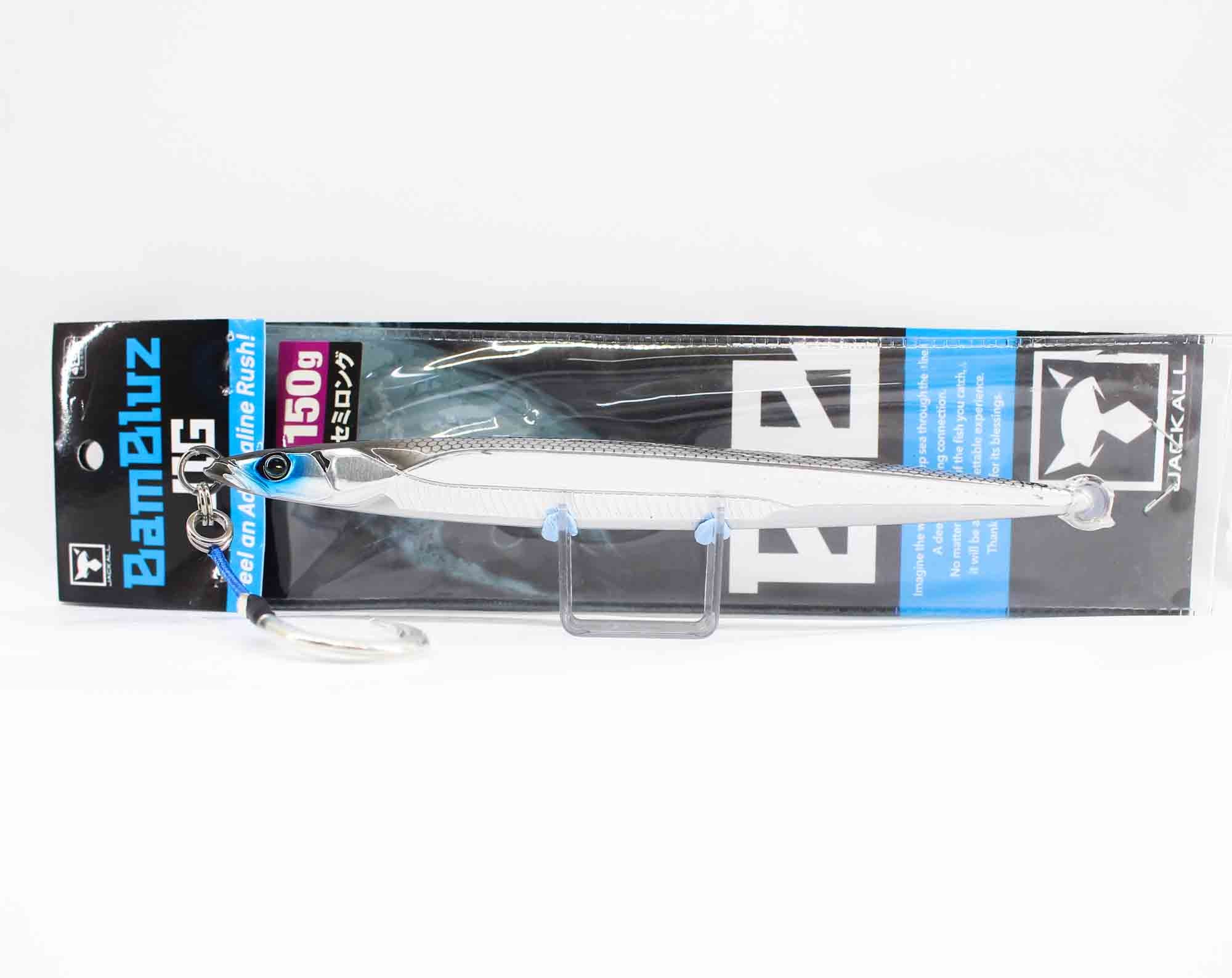Jackall Metal Jig Bambluz Semi Long 150 grams Aluminum Silver (3689)