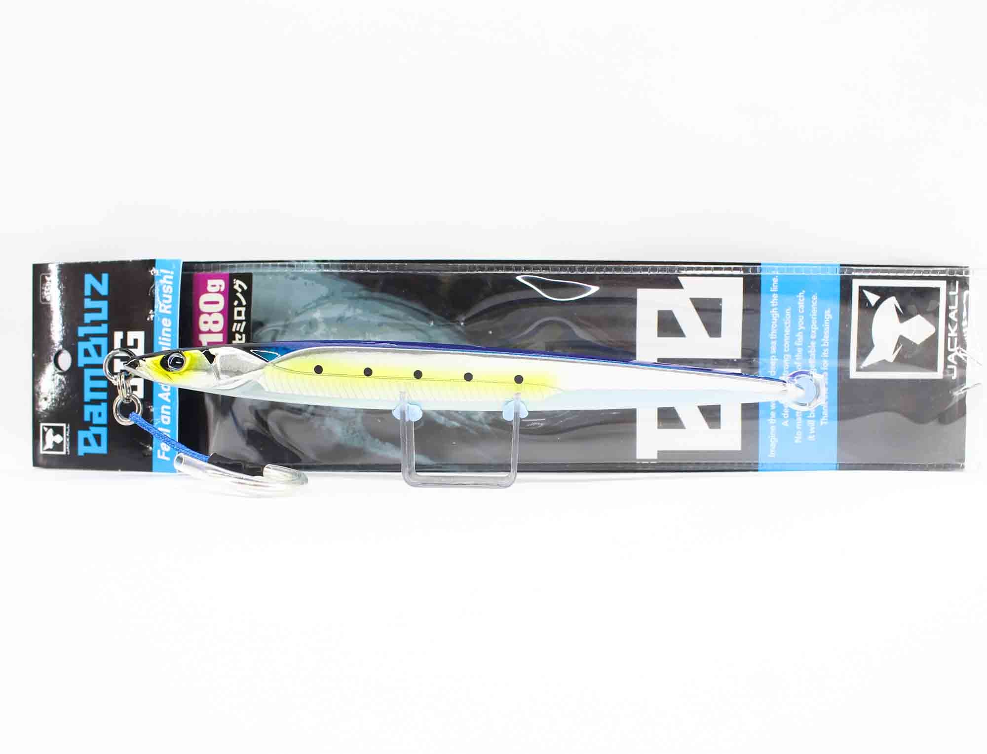 Jackall Metal Jig Bambluz Semi Long 180 grams Aluminum Iwashi (3733)