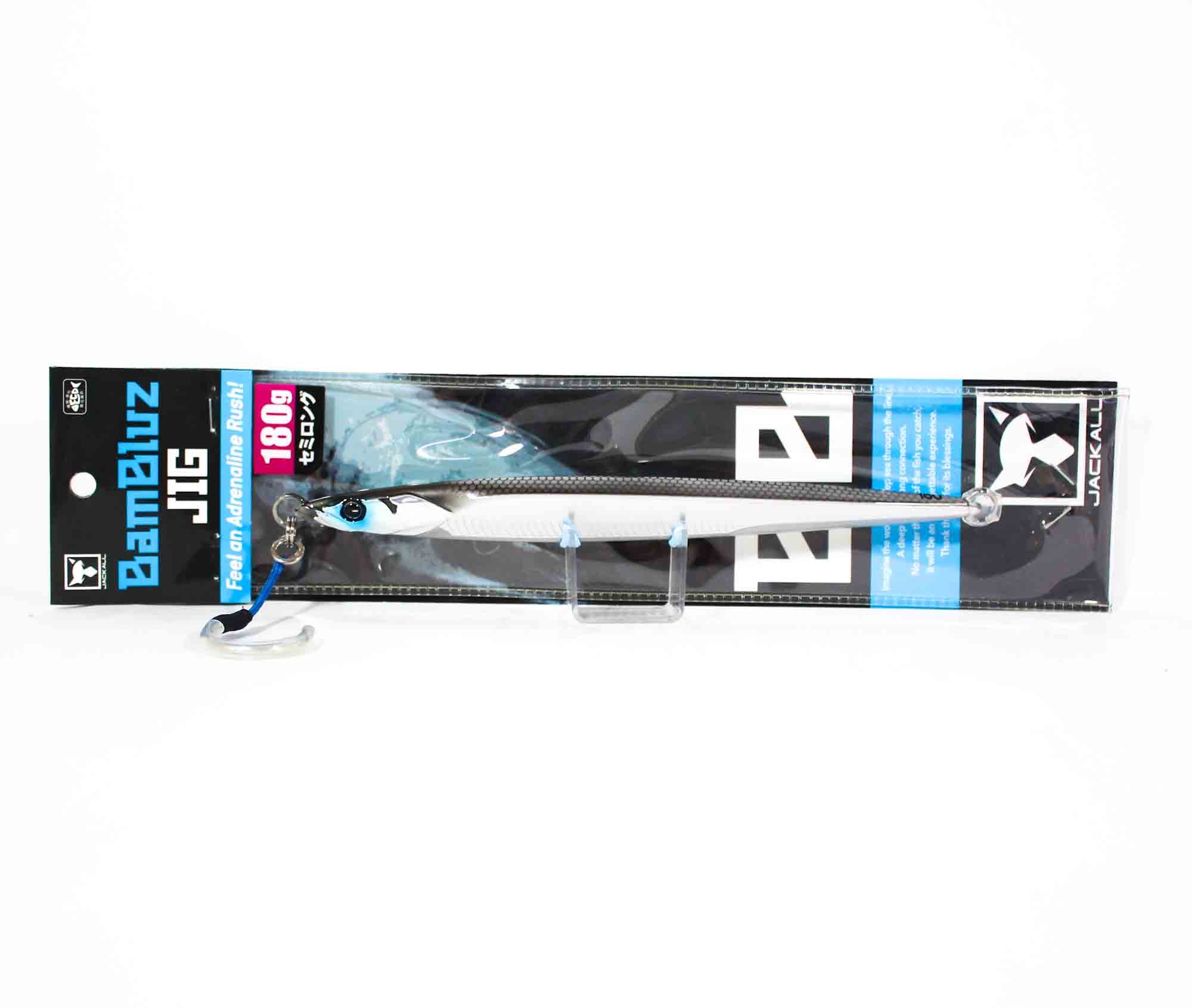 Jackall Metal Jig Bambluz Semi Long 180 grams Aluminum Silver (3764)