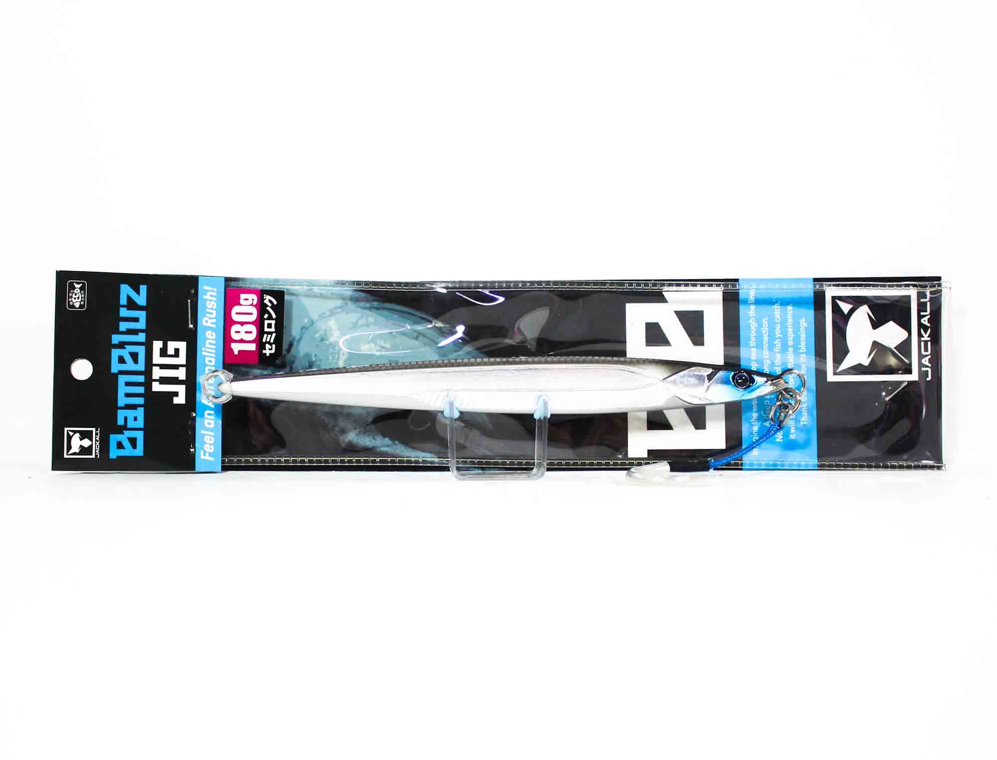 Jackall Metal Jig Bambluz Semi Long 180 grams Aluminum Silver (3764)