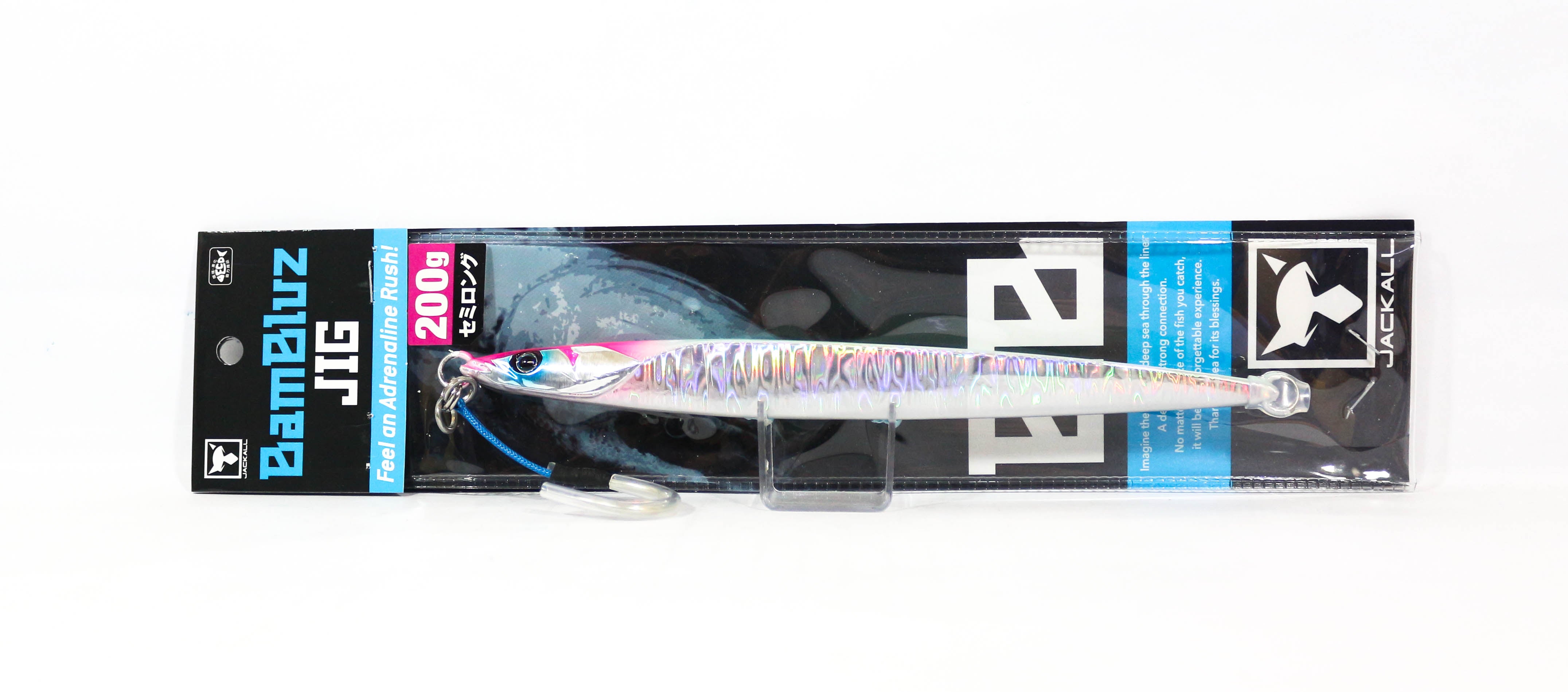 Jackall Metal Jig Bambluz Semi Long 200 grams Glow Edge (3801)