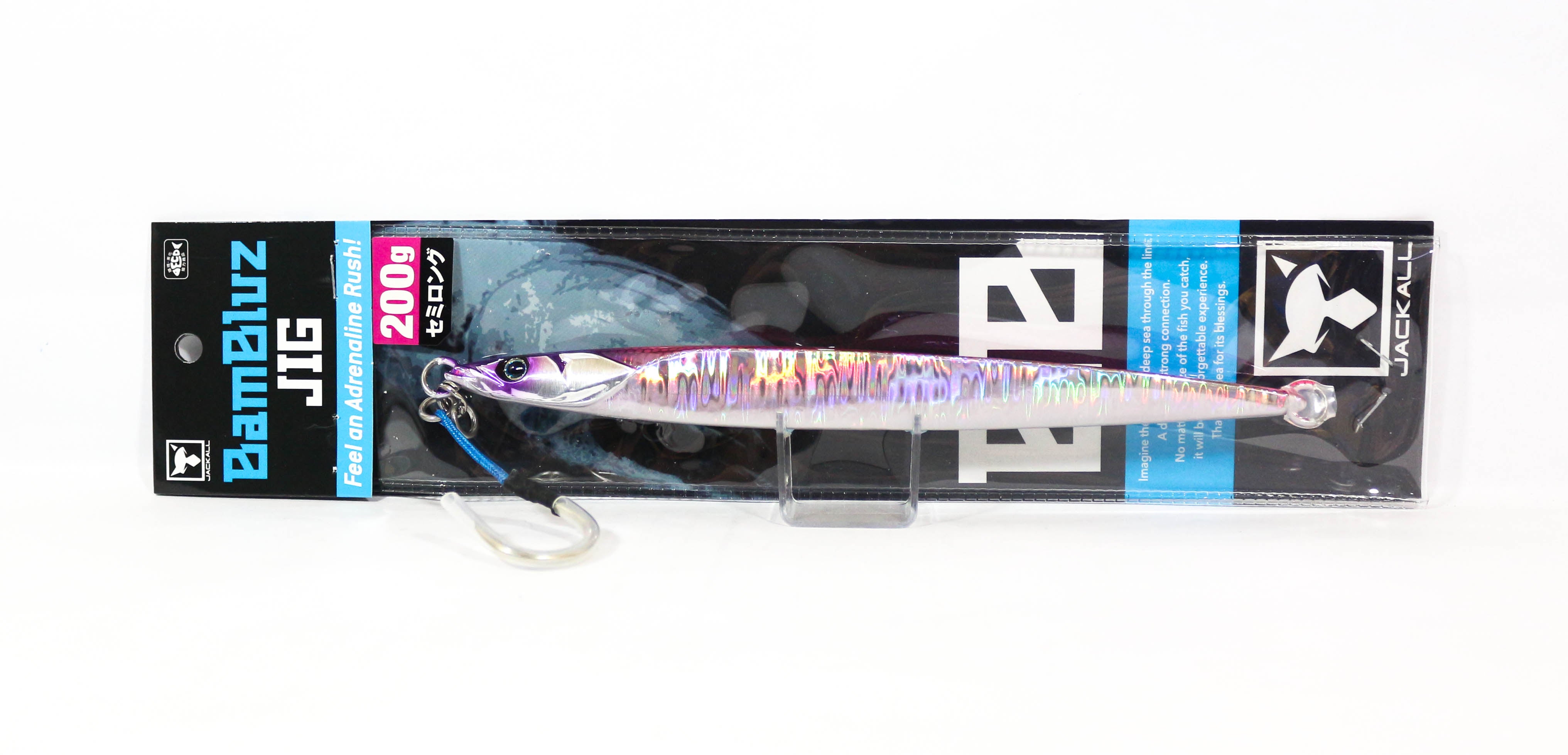 Jackall Metal Jig Bambluz Semi Long 200 grams Pink Back Magma (3825)