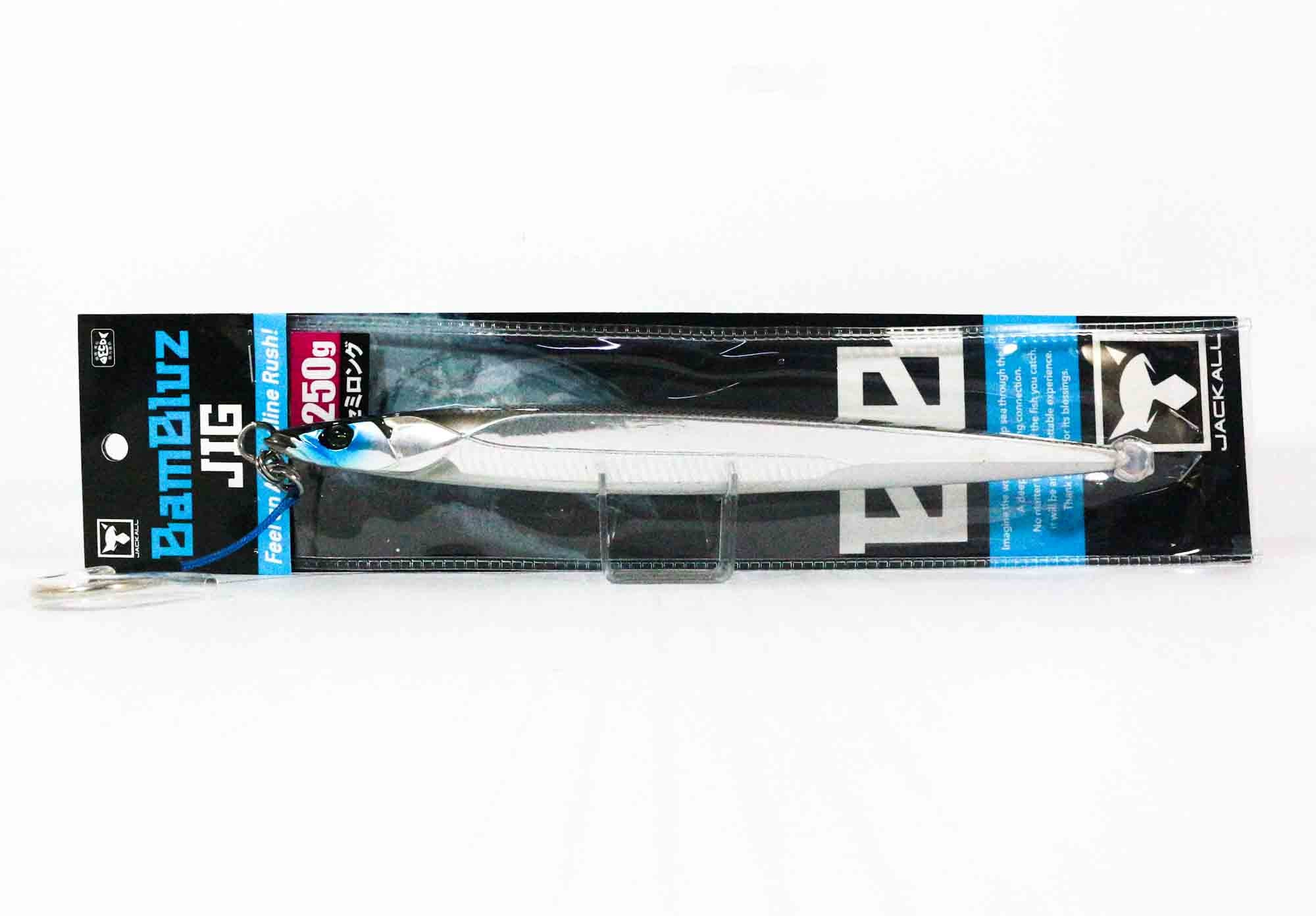 Jackall Metal Jig Bambluz Semi Long 250 grams Aluminum Silver (3924)