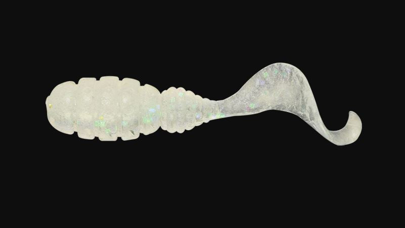 Jackall Soft Lure Good Meal Grub 1.5 Inches Goodmeal Glow (4785)